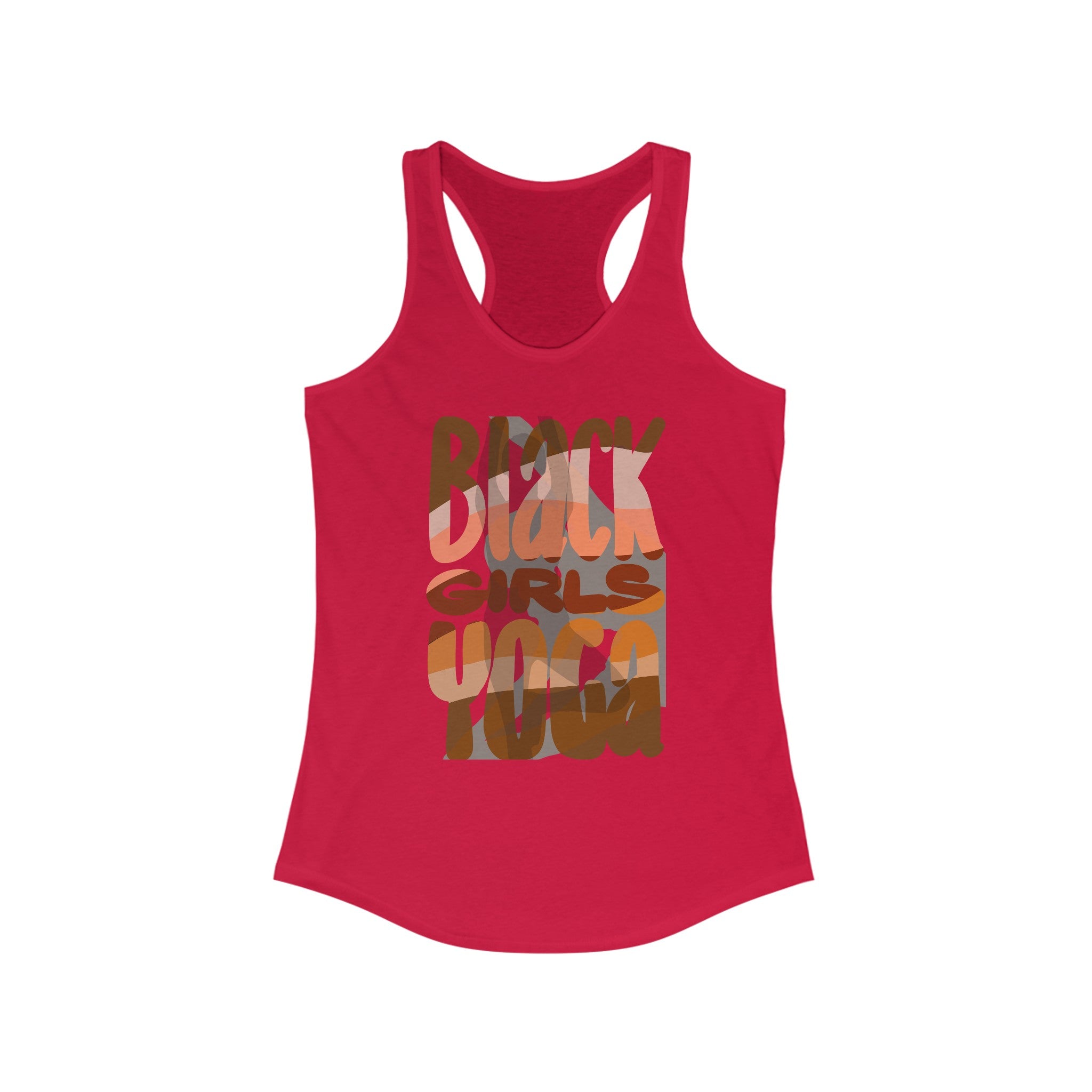 BLACK GIRLS YOGA Women's Ideal Racerback Tank
