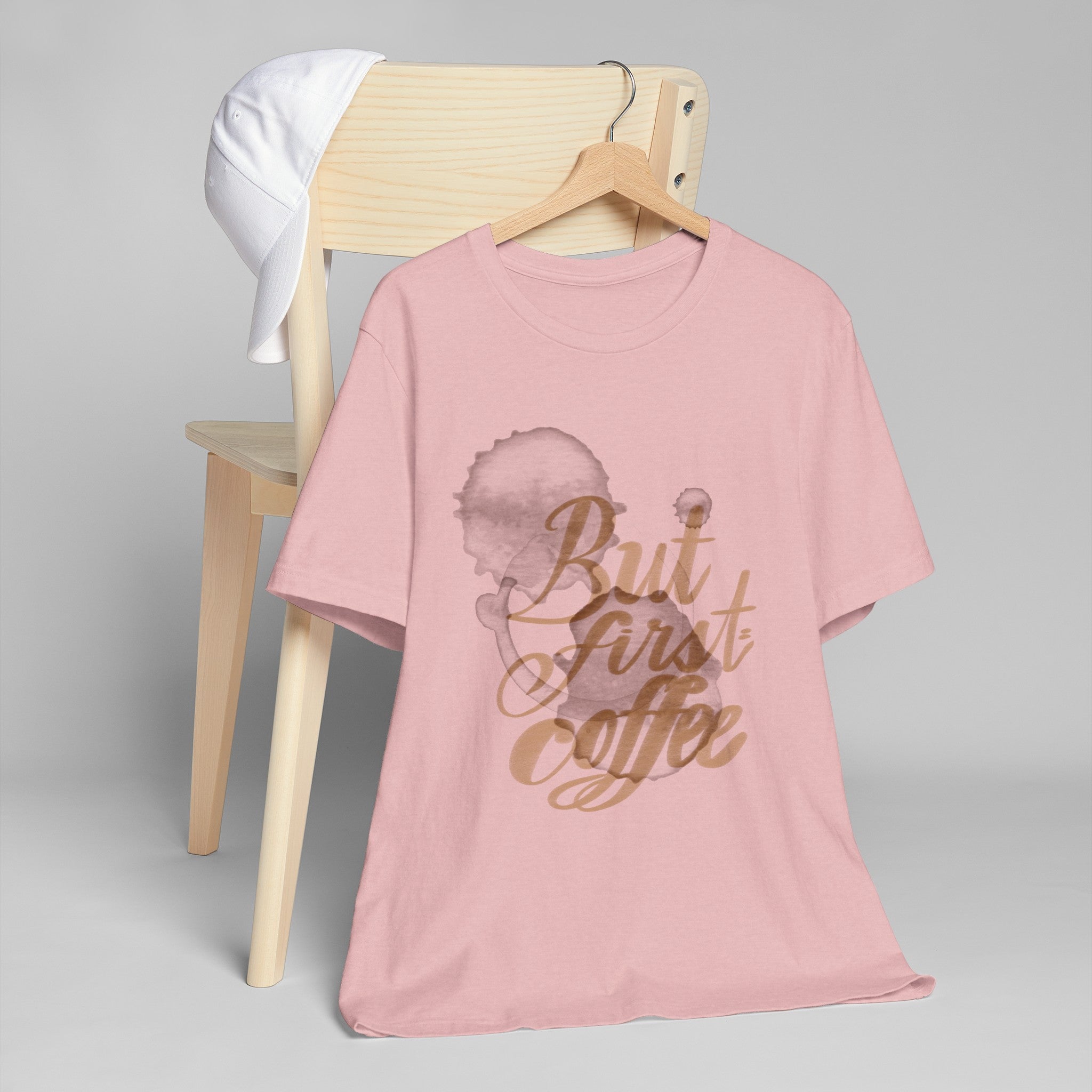 BUT FIRST Unisex Jersey T-Shirt