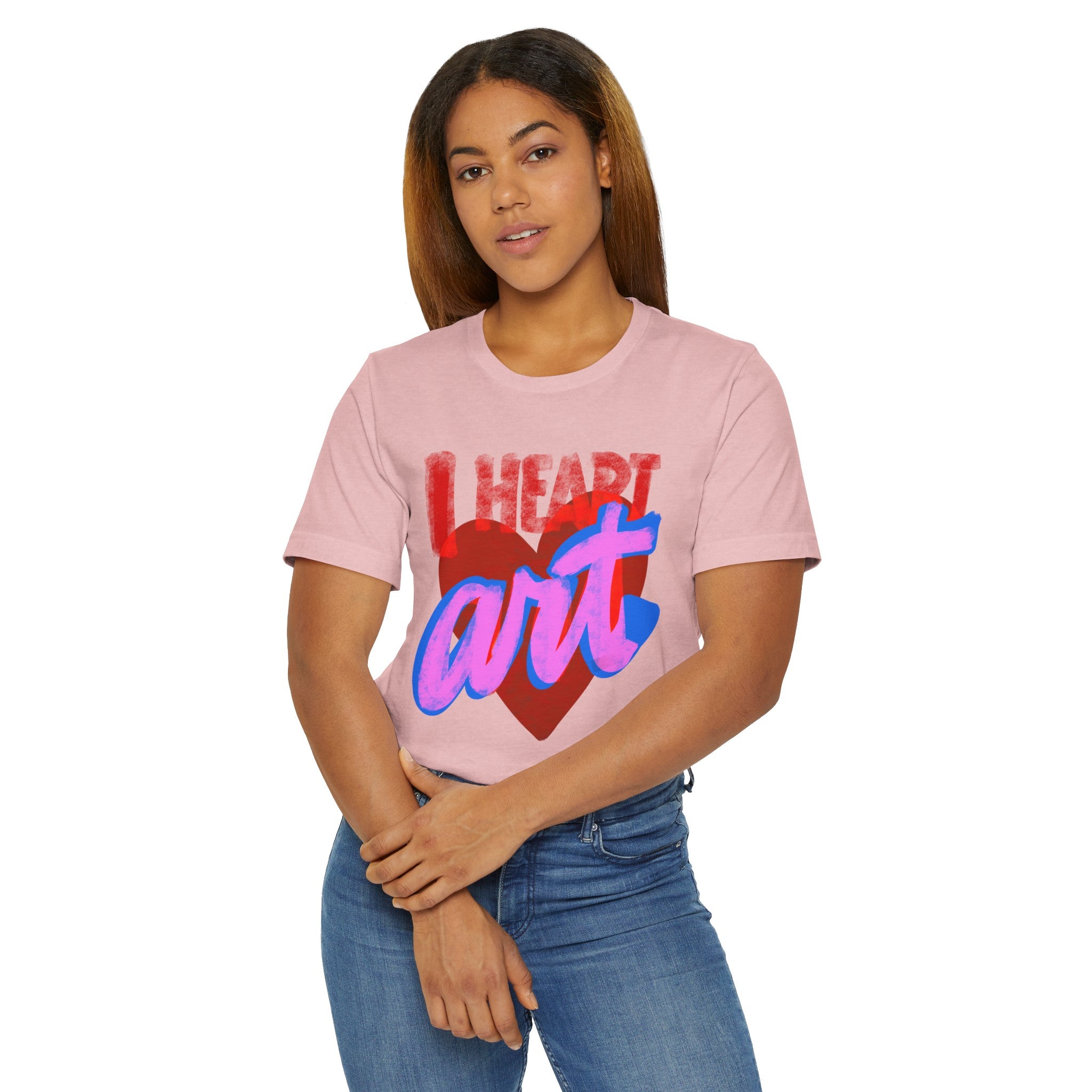 I HEART ART Unisex Jersey Short Sleeve Tee