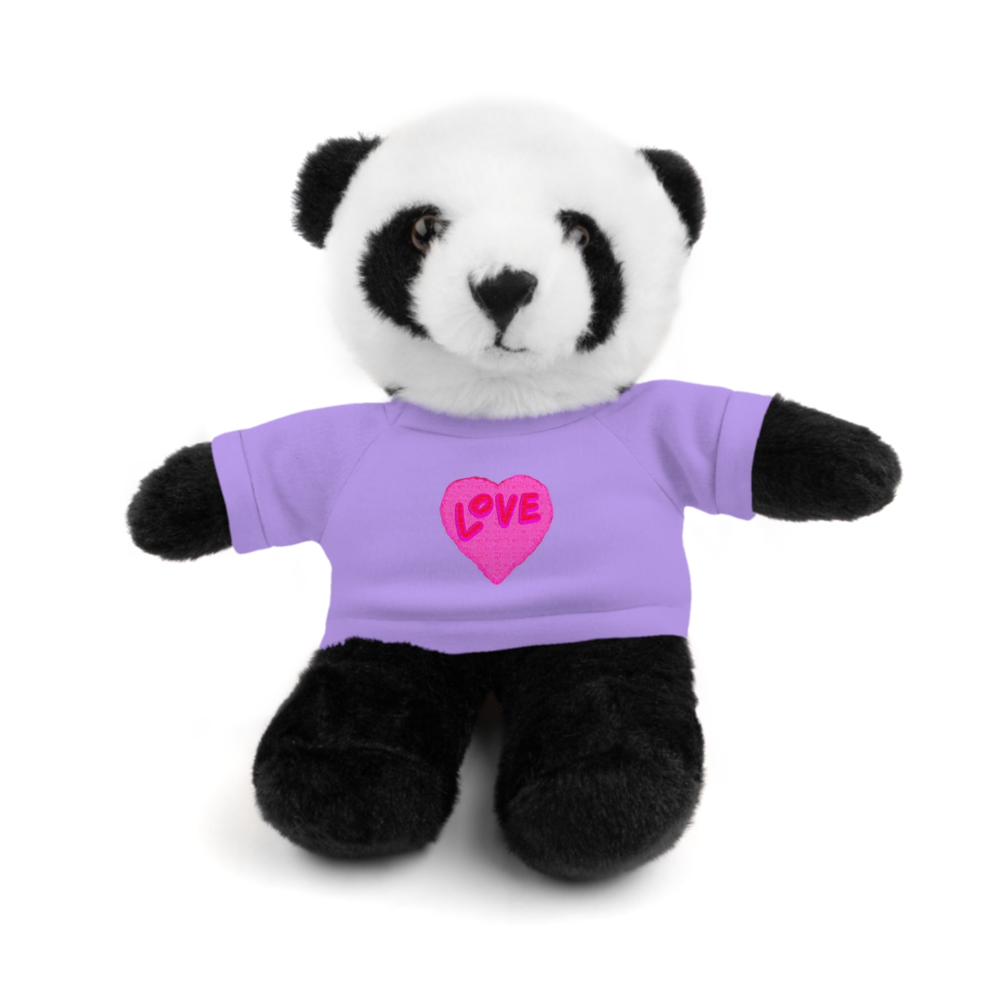 Love Bear Stuffed Animal in Custom Tee - Perfect Gift for Kids and Occasions