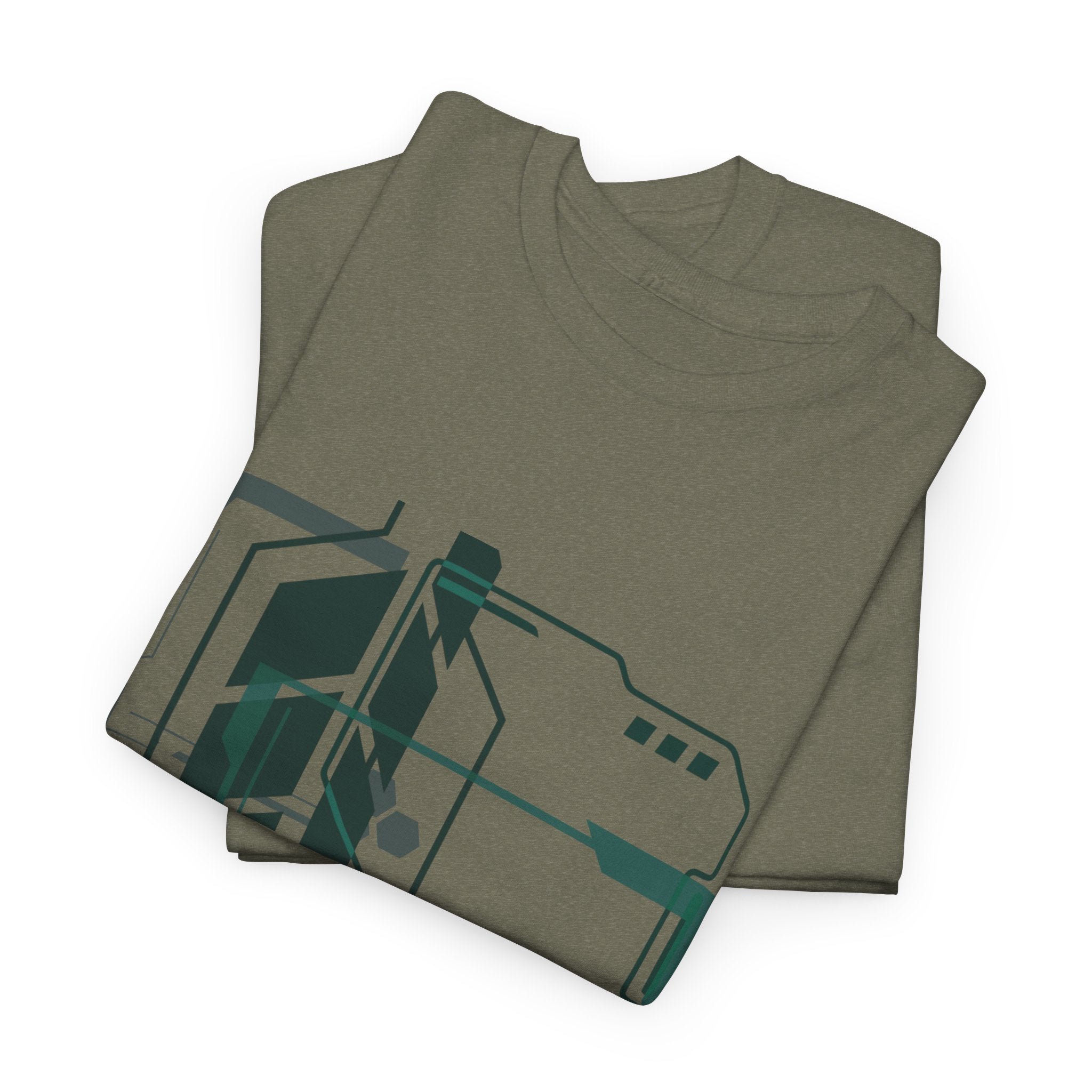 Futuristic Graphic Tee, Unisex Heavy Cotton, Sci-Fi Shirt, Gift for Tech Lovers, Casual Wear, Streetwear Style, Unique Design
