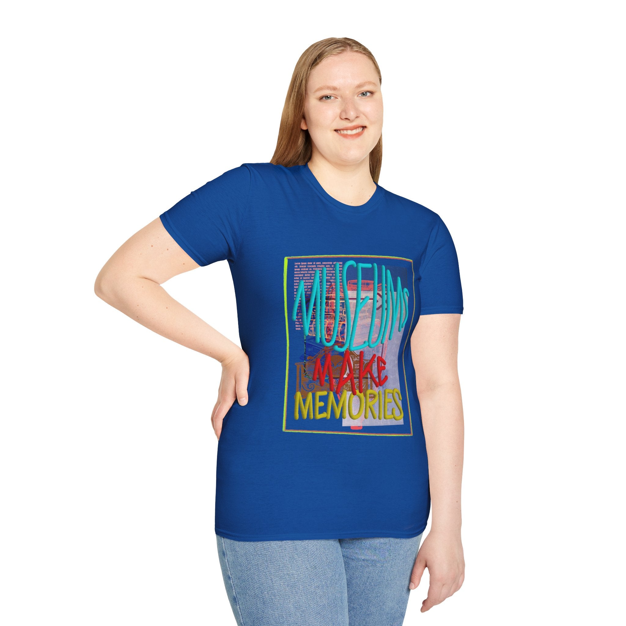 MUSEUMS MAKE MEMORIES Unisex Softstyle T-Shirt
