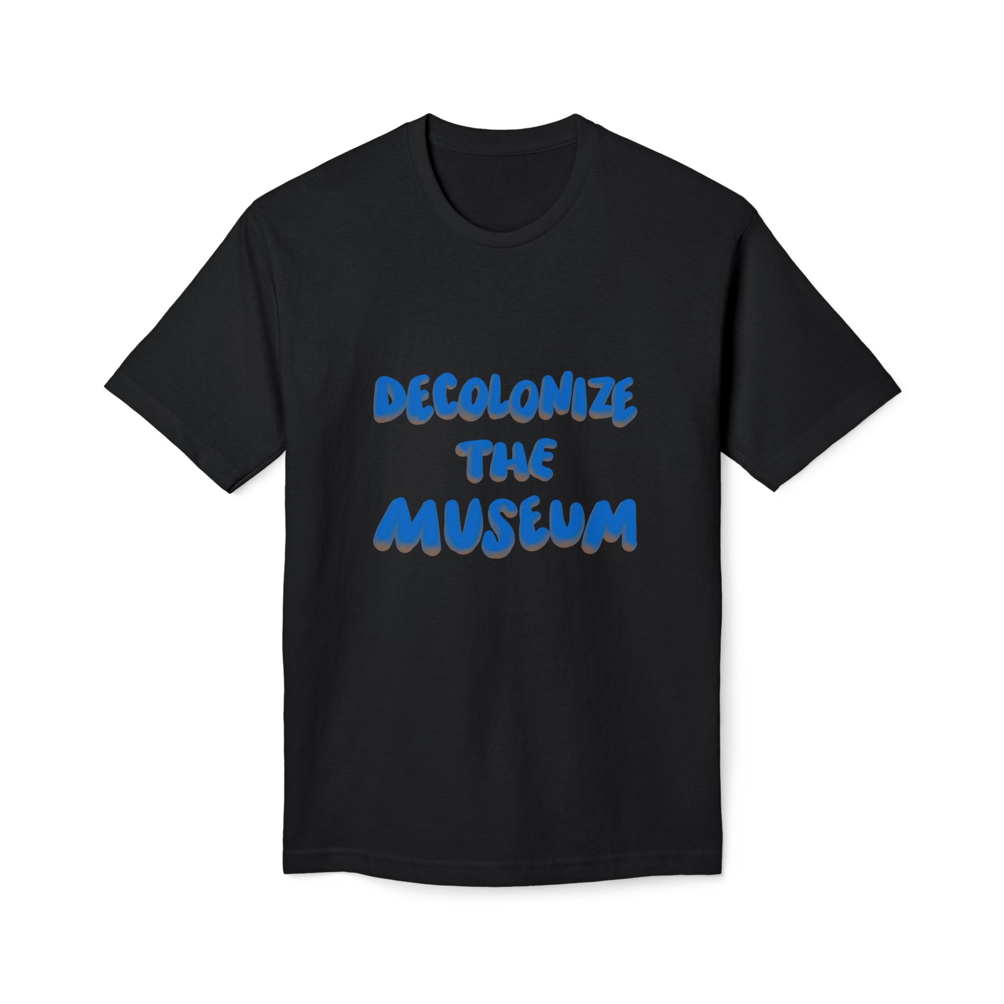 DECOLONIZE THE MUSEUM Unisex Midweight T-shirt, Made in US