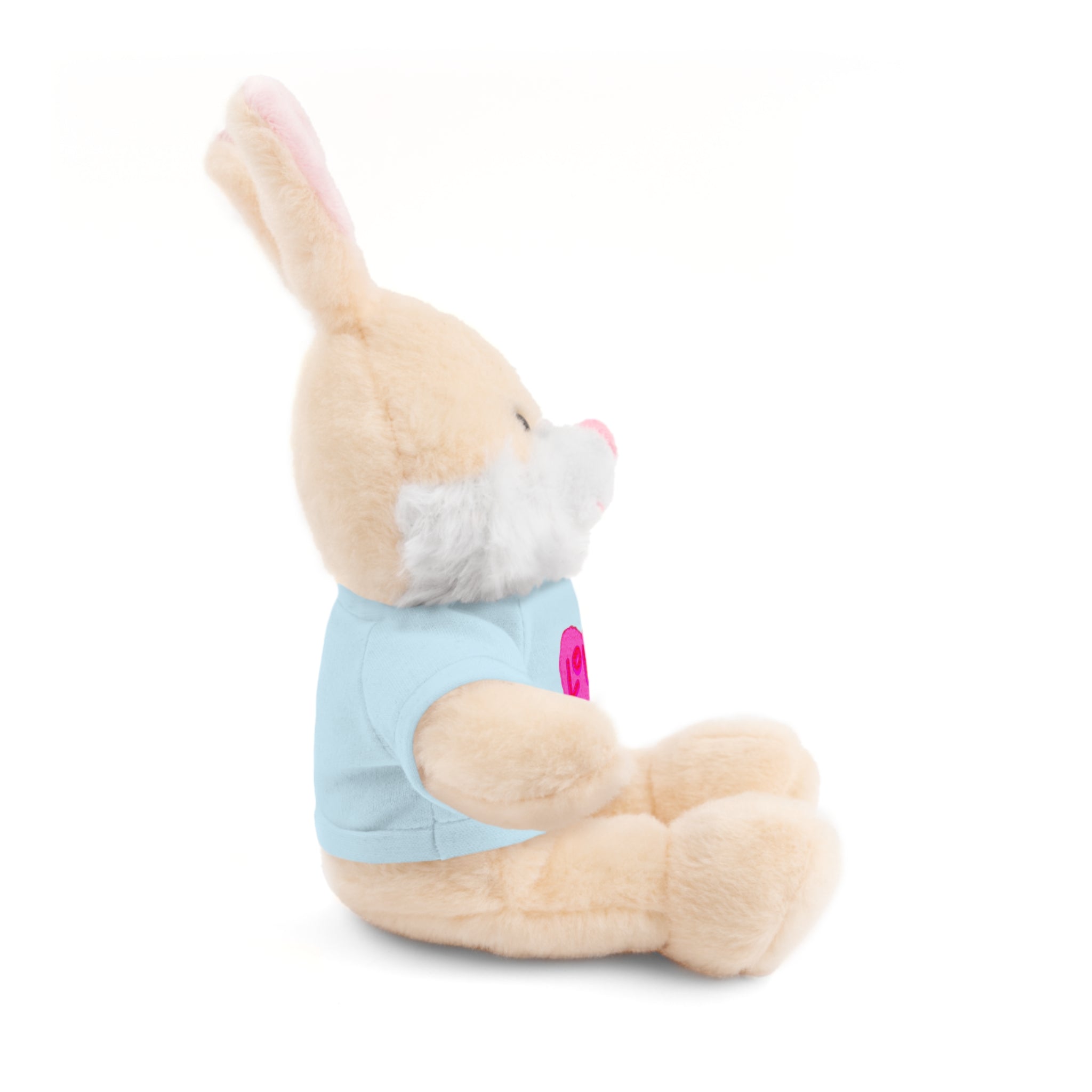 Love Bear Stuffed Animal in Custom Tee - Perfect Gift for Kids and Occasions