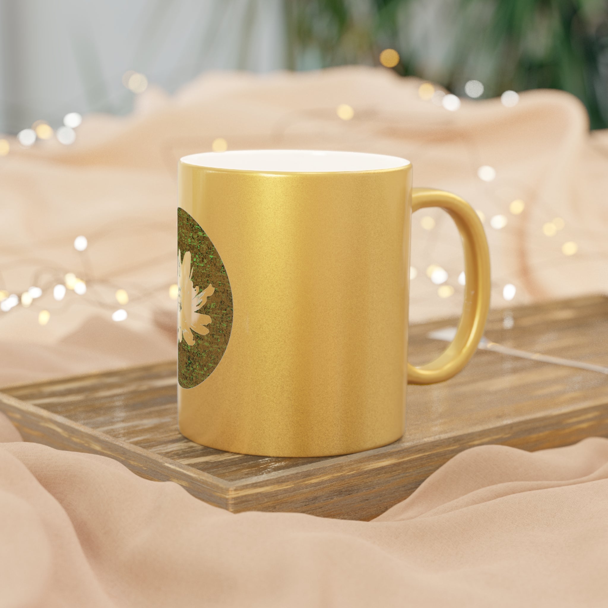 RECEIVE Metallic Mug (Silver\Gold)