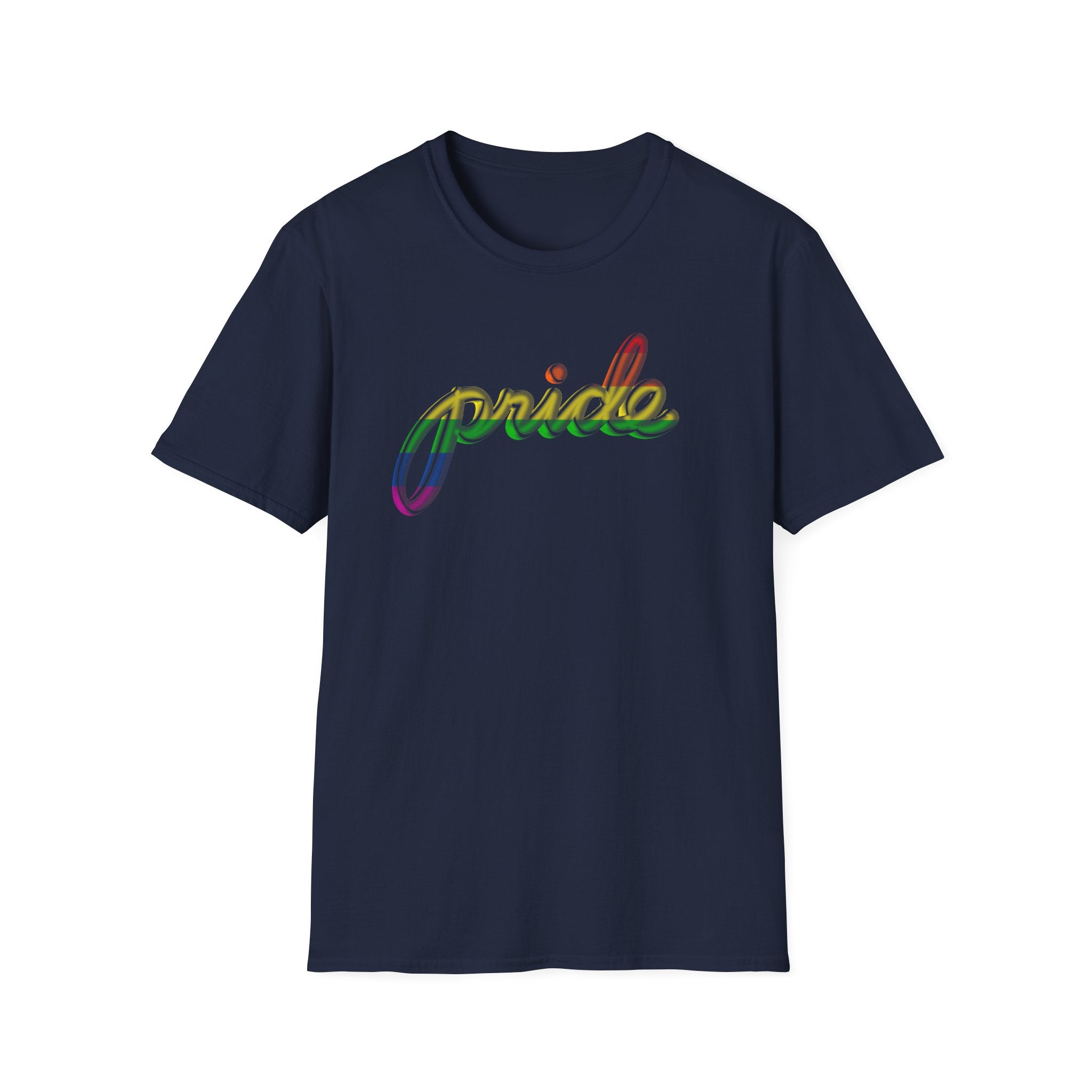 PRIDE BALLOON LETTERING Unisex Softstyle T-Shirt