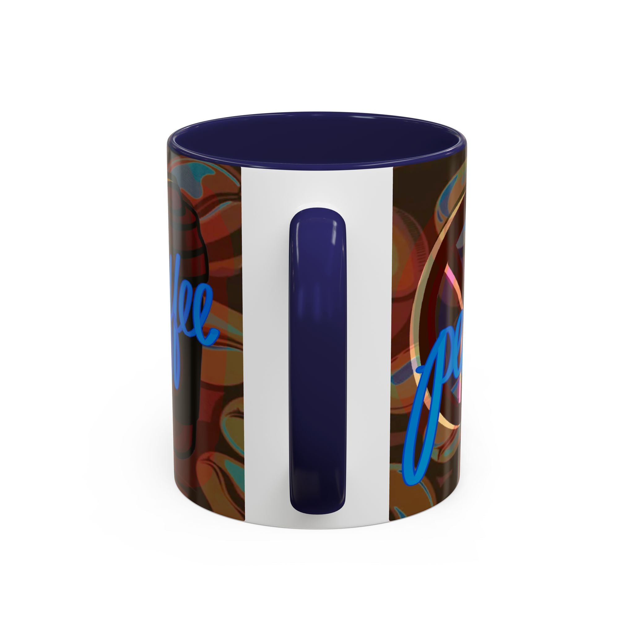 PEACE LOVE COFFEE Accent Coffee Mug (11 oz)