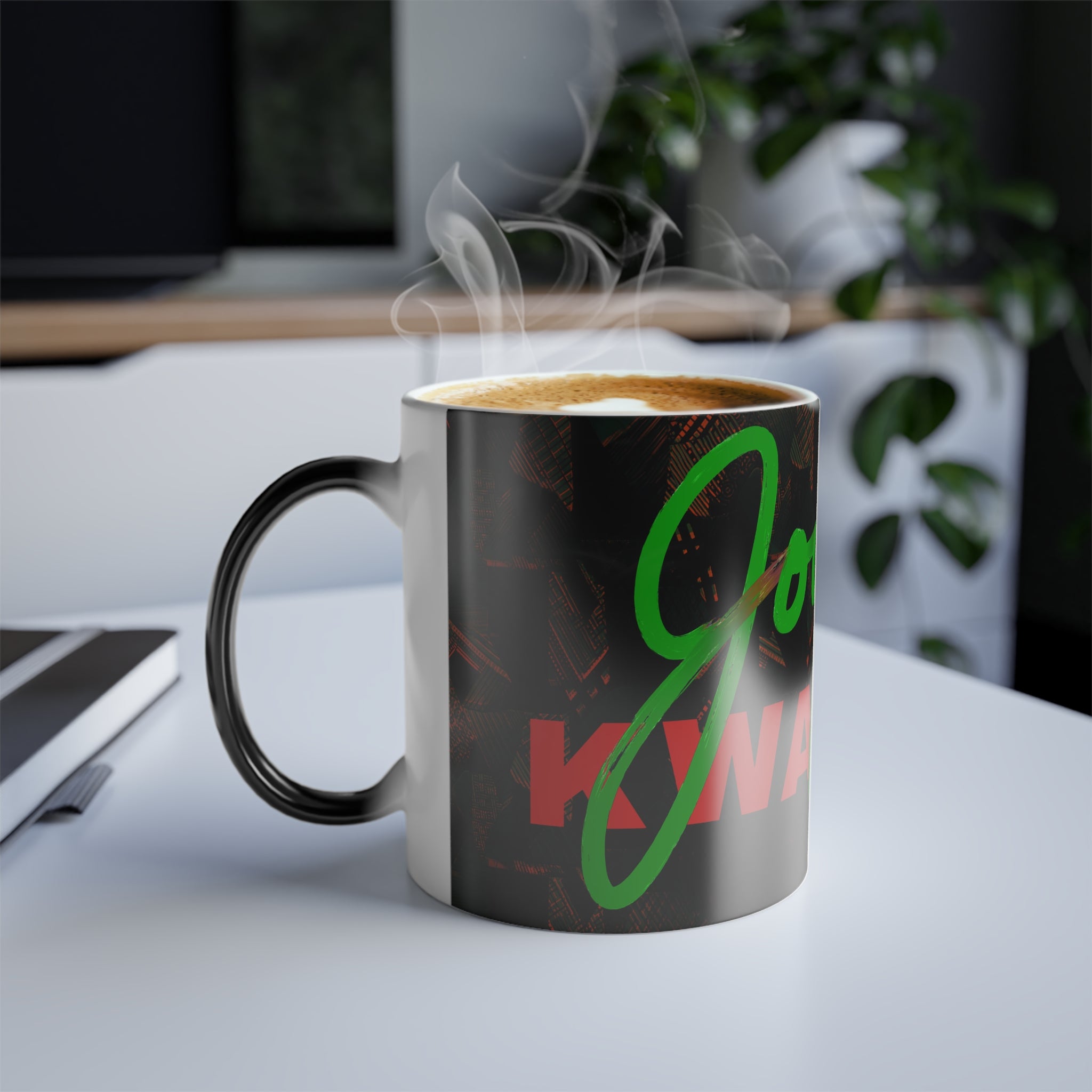 Color Morphing Mug -JOYOUS KWANZAA- Magic Mug 11oz