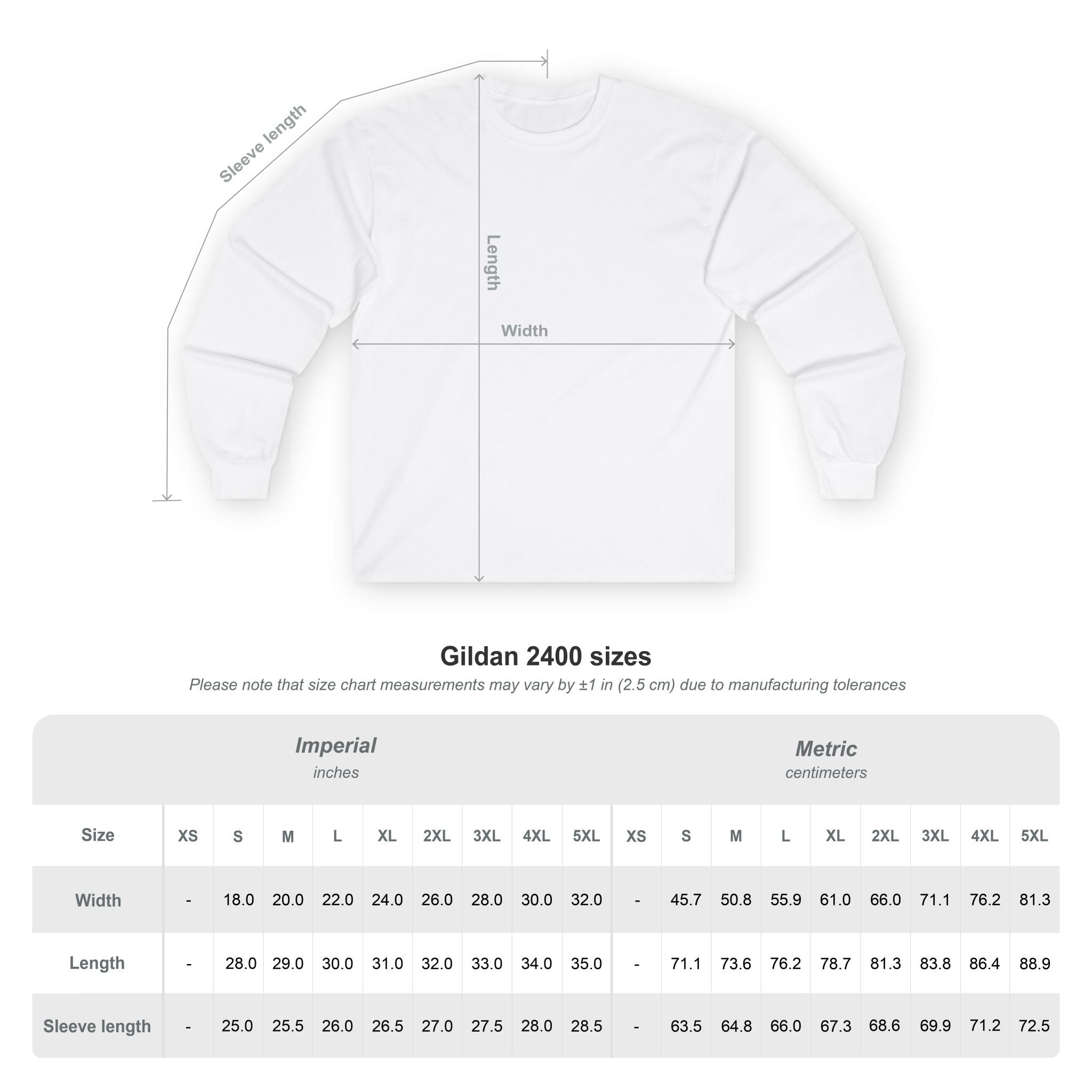 Long Sleeve Tee — "Raise Your Voice" hand-lettered design