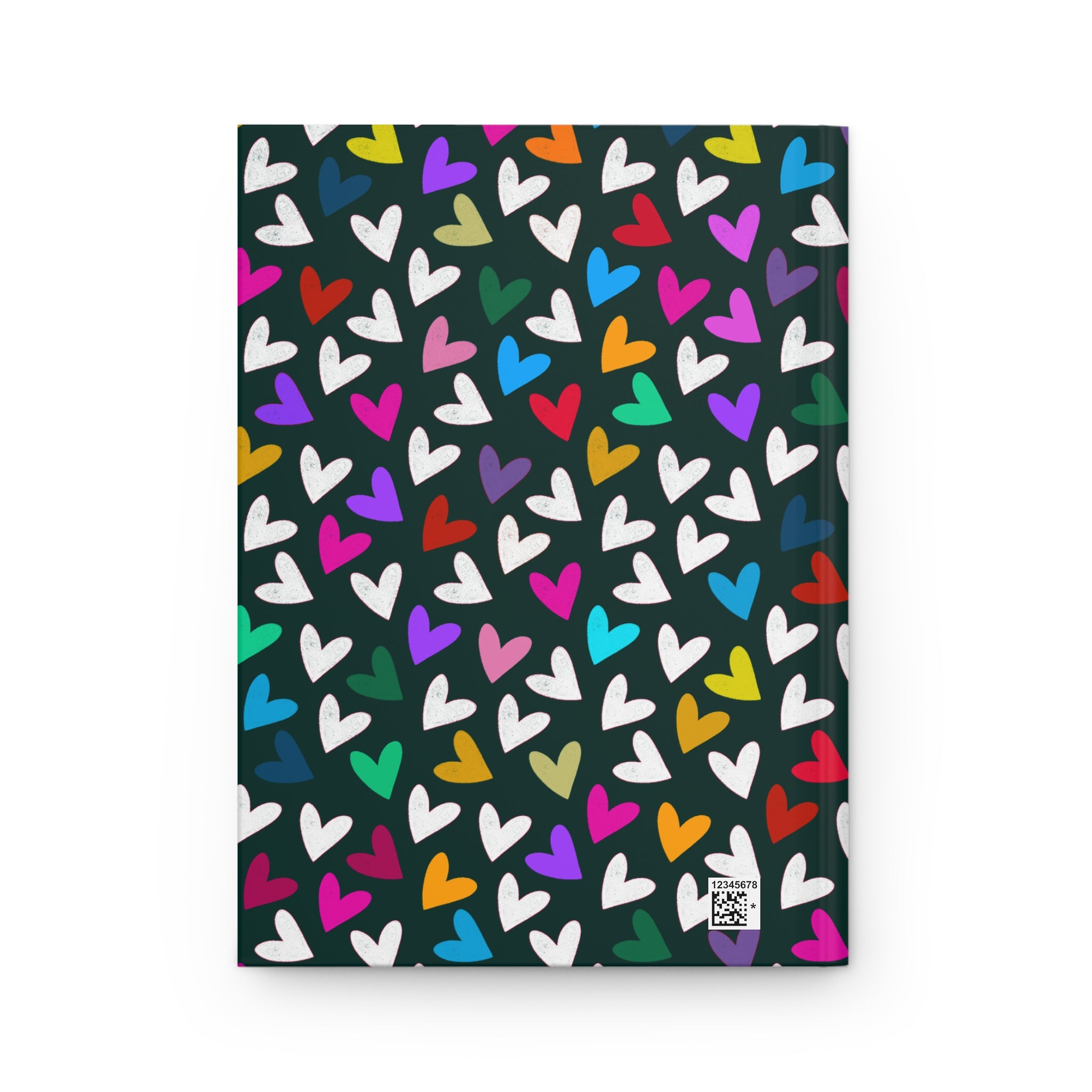 Colorful Hearts Hardcover Journal - Perfect for Creative Minds & Gift Giving