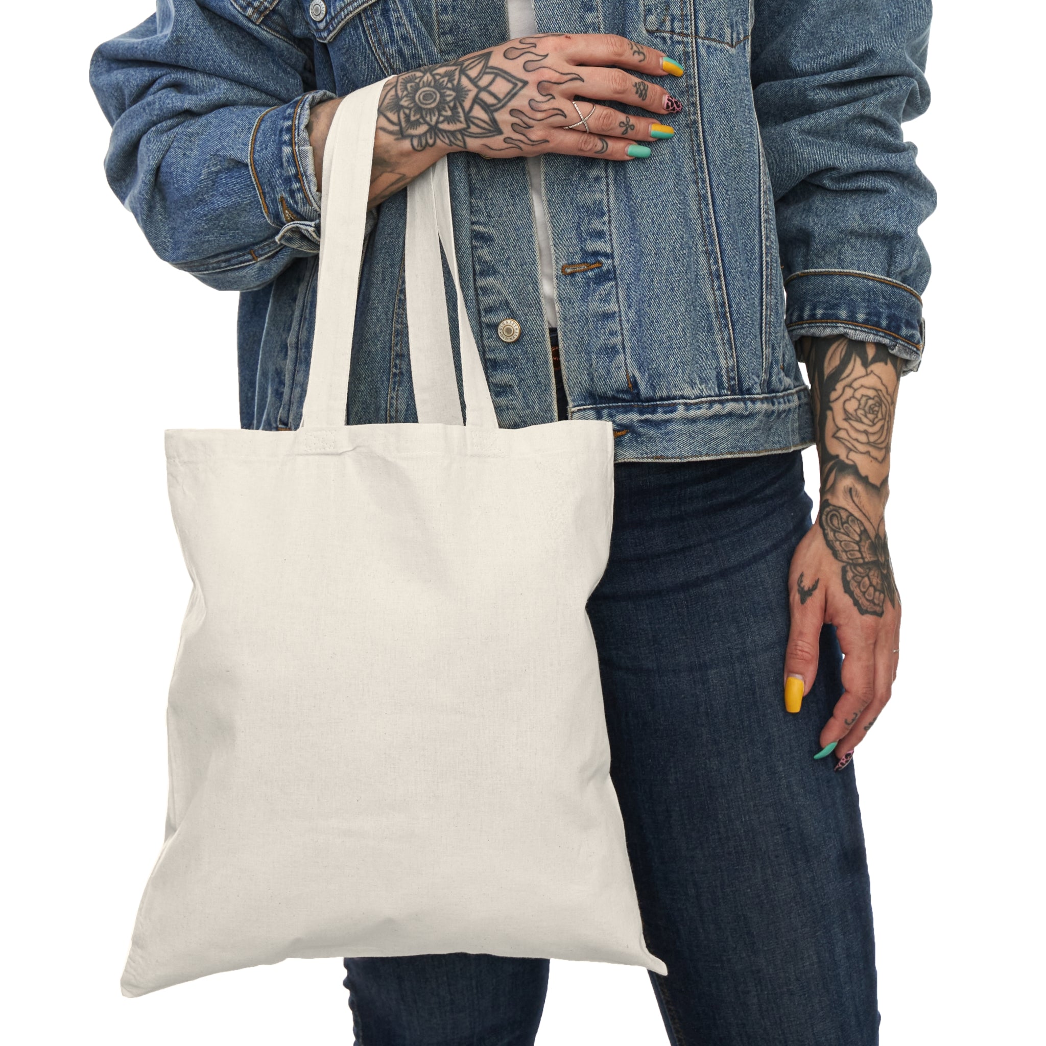 Mindful Om Mandala Natural Tote Bag | Eco-Friendly Shopping & Gift