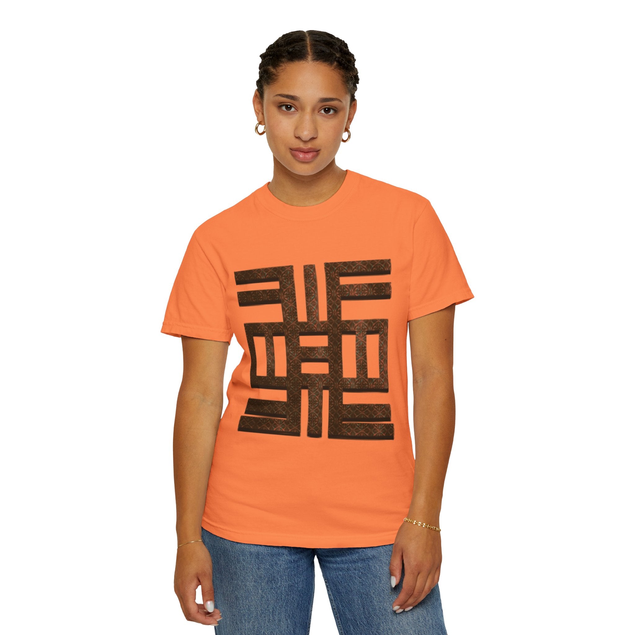 QUALITY: ADINKRA SYMBOL Unisex Garment-Dyed T-shirt