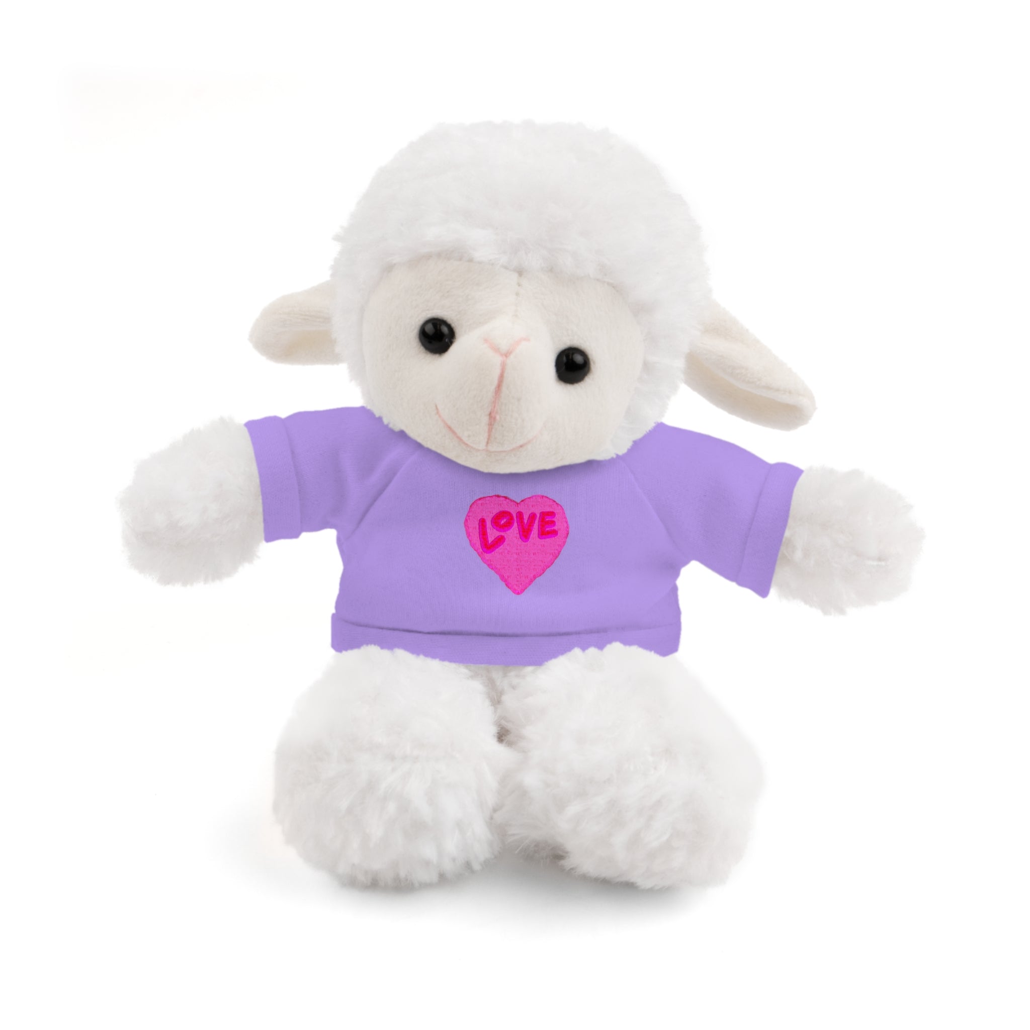 Love Bear Stuffed Animal in Custom Tee - Perfect Gift for Kids and Occasions