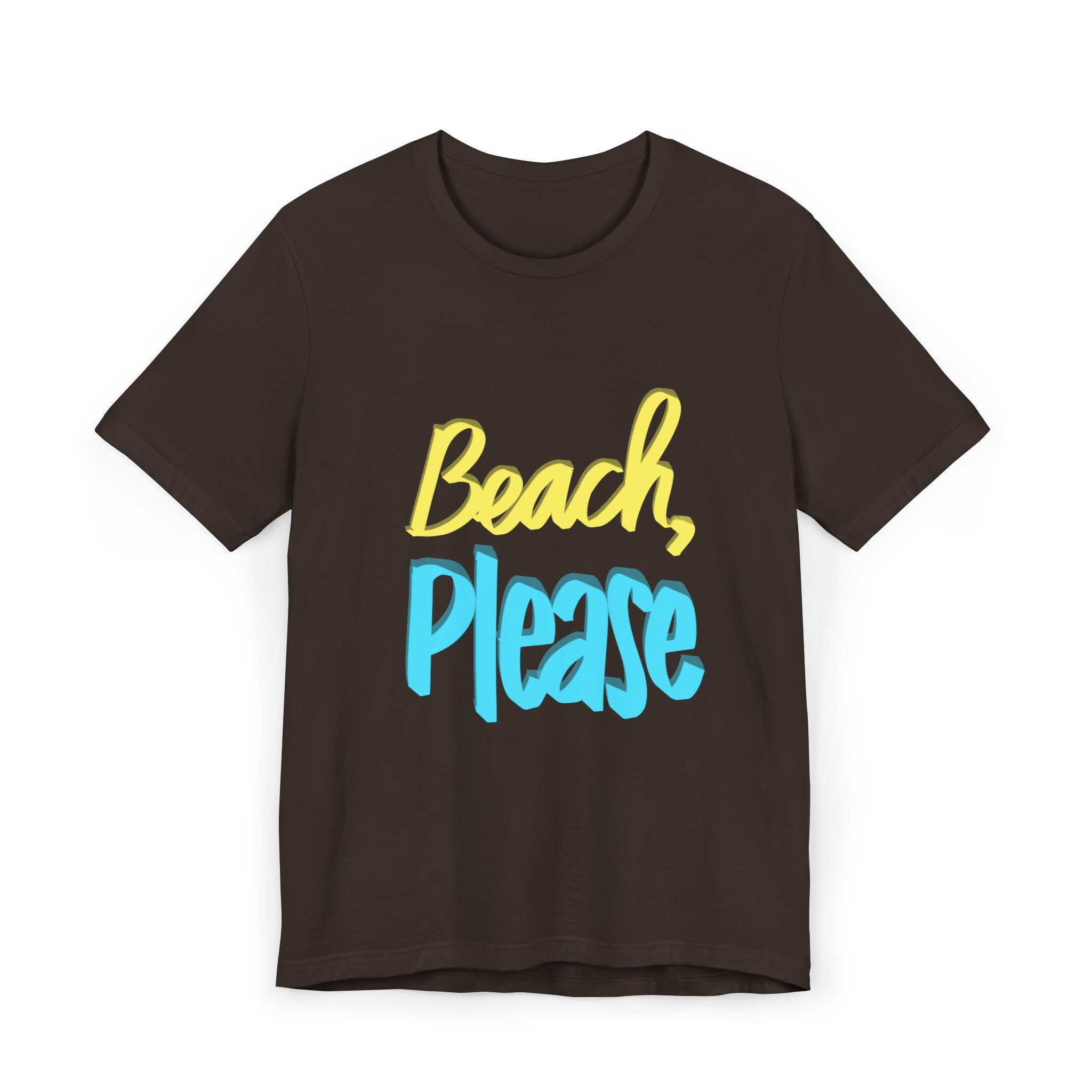 BEACH, PLEASE Unisex Jersey Short Sleeve Tee