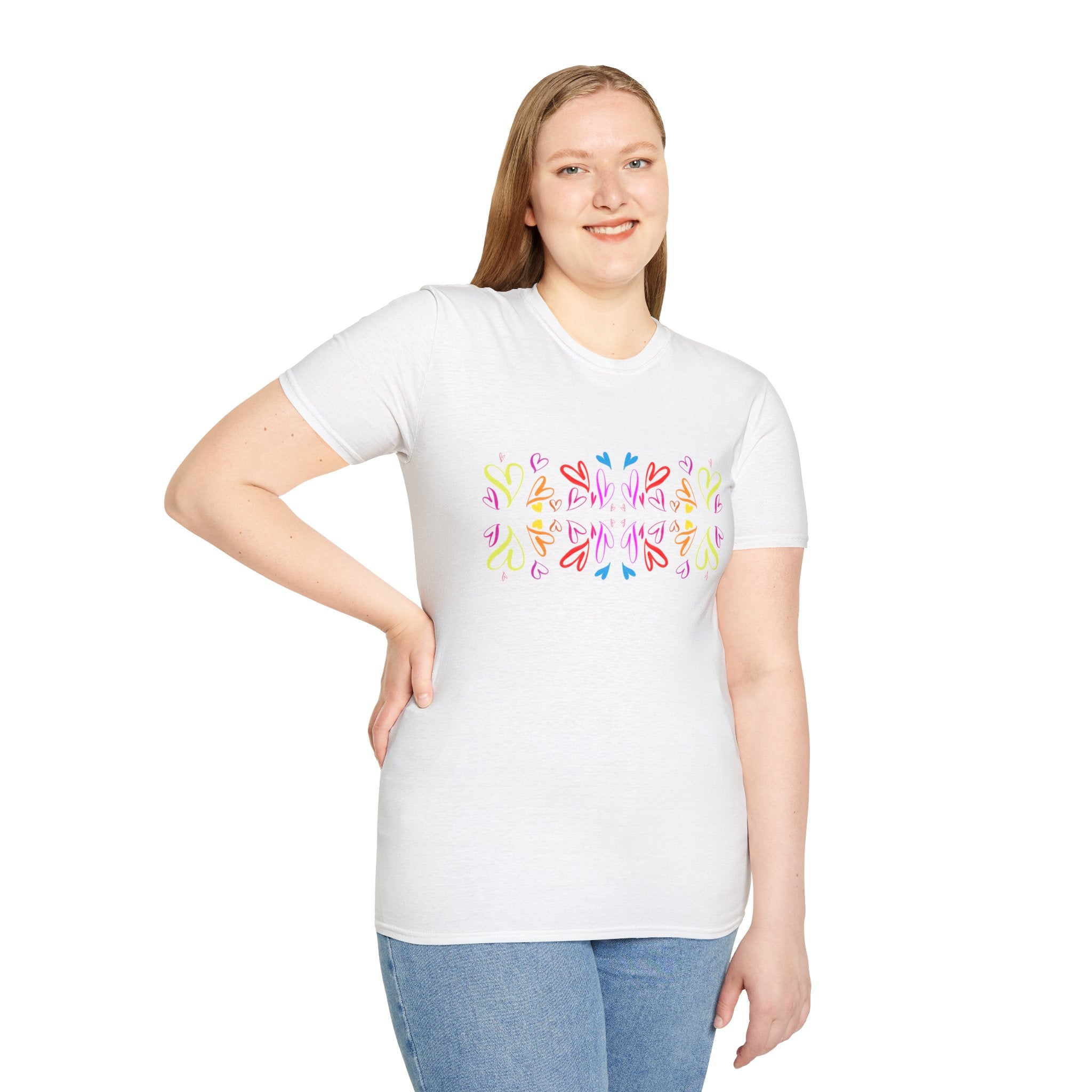 Colorful Unisex Softstyle T-Shirt - Perfect for Casual Outings, Gift Ideas, Festivals, Summer Vibes, and Everyday Wear