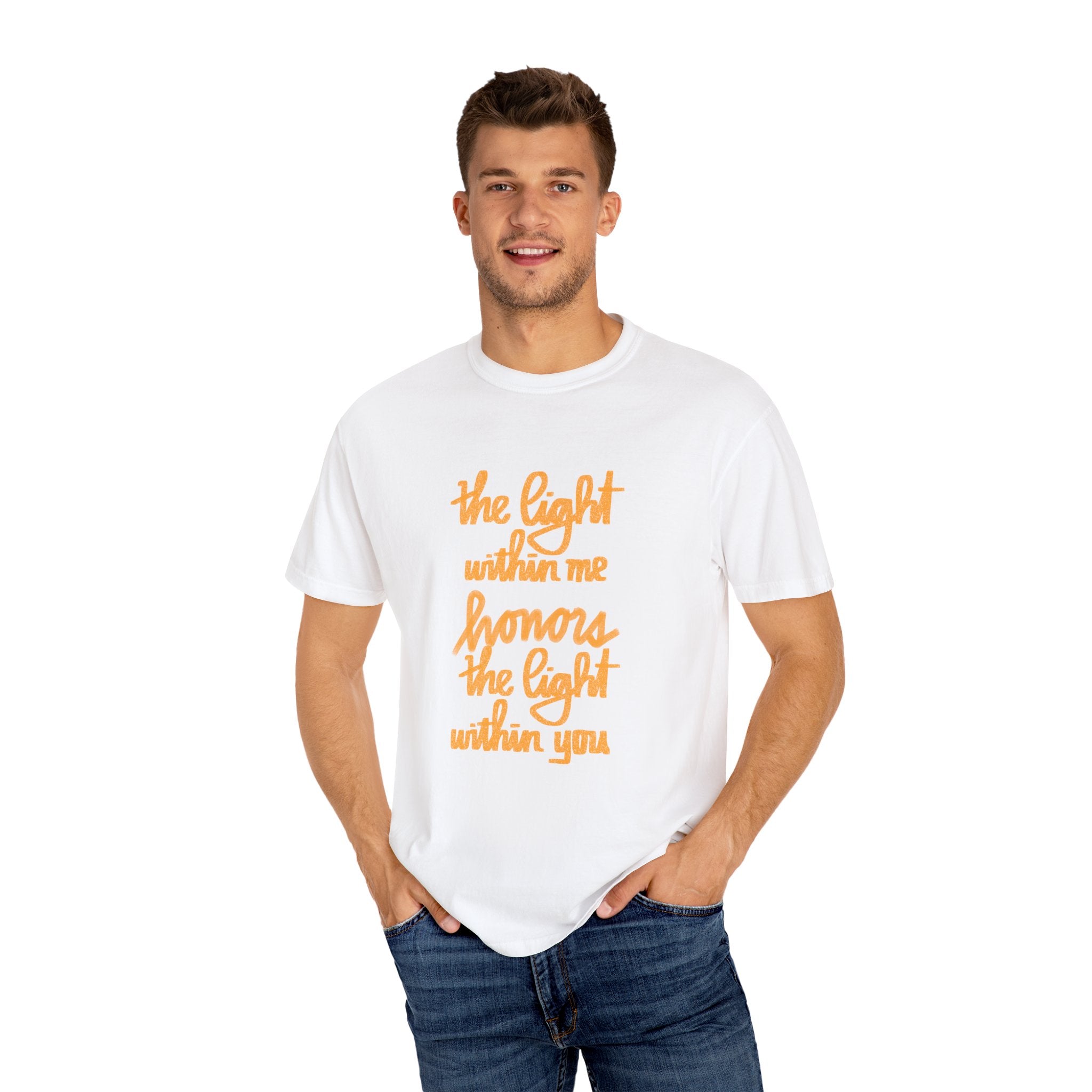 THE LIGHT WITHIN ME Unisex Garment-Dyed T-shirt