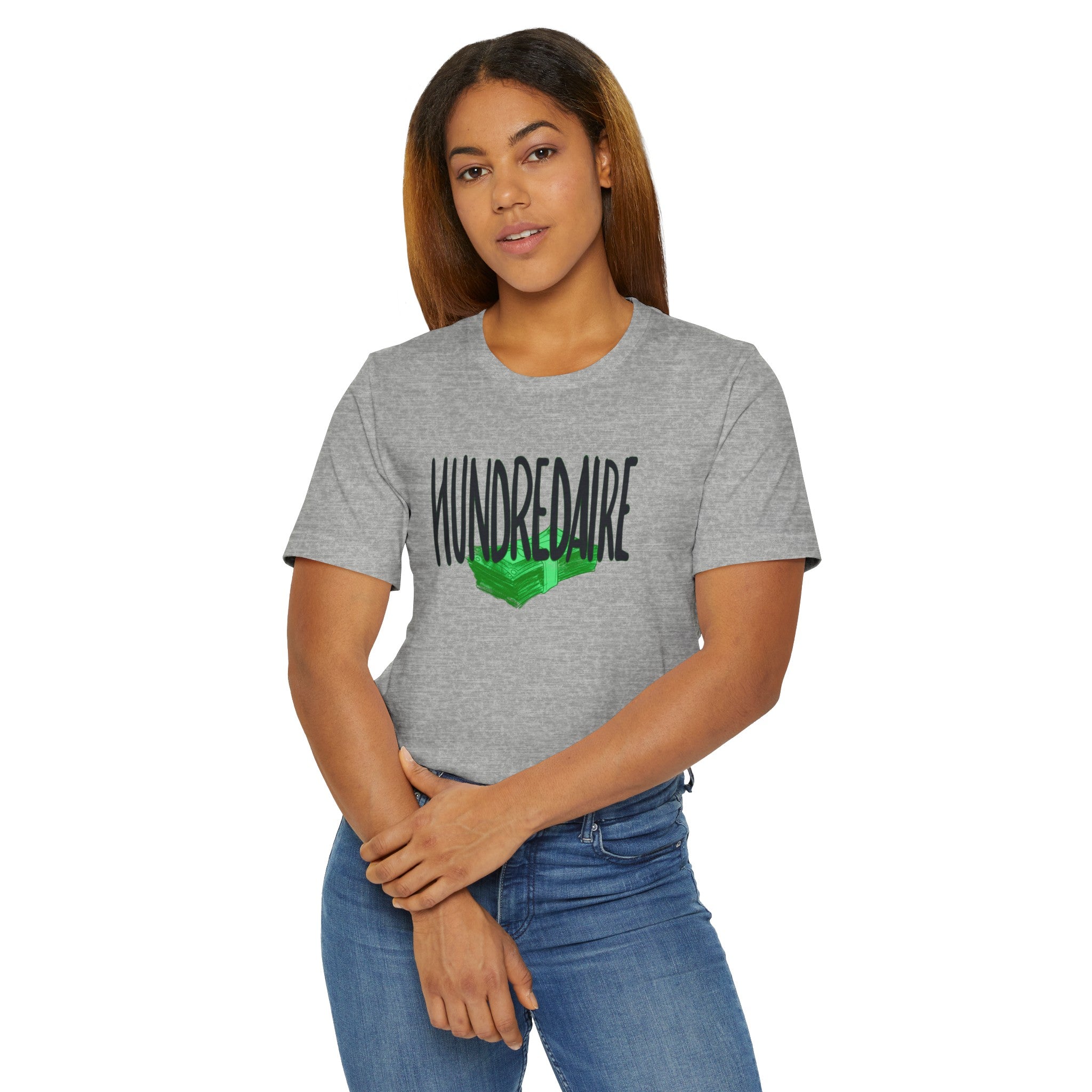 HUNDREDAIRE Unisex Jersey T-Shirt.-