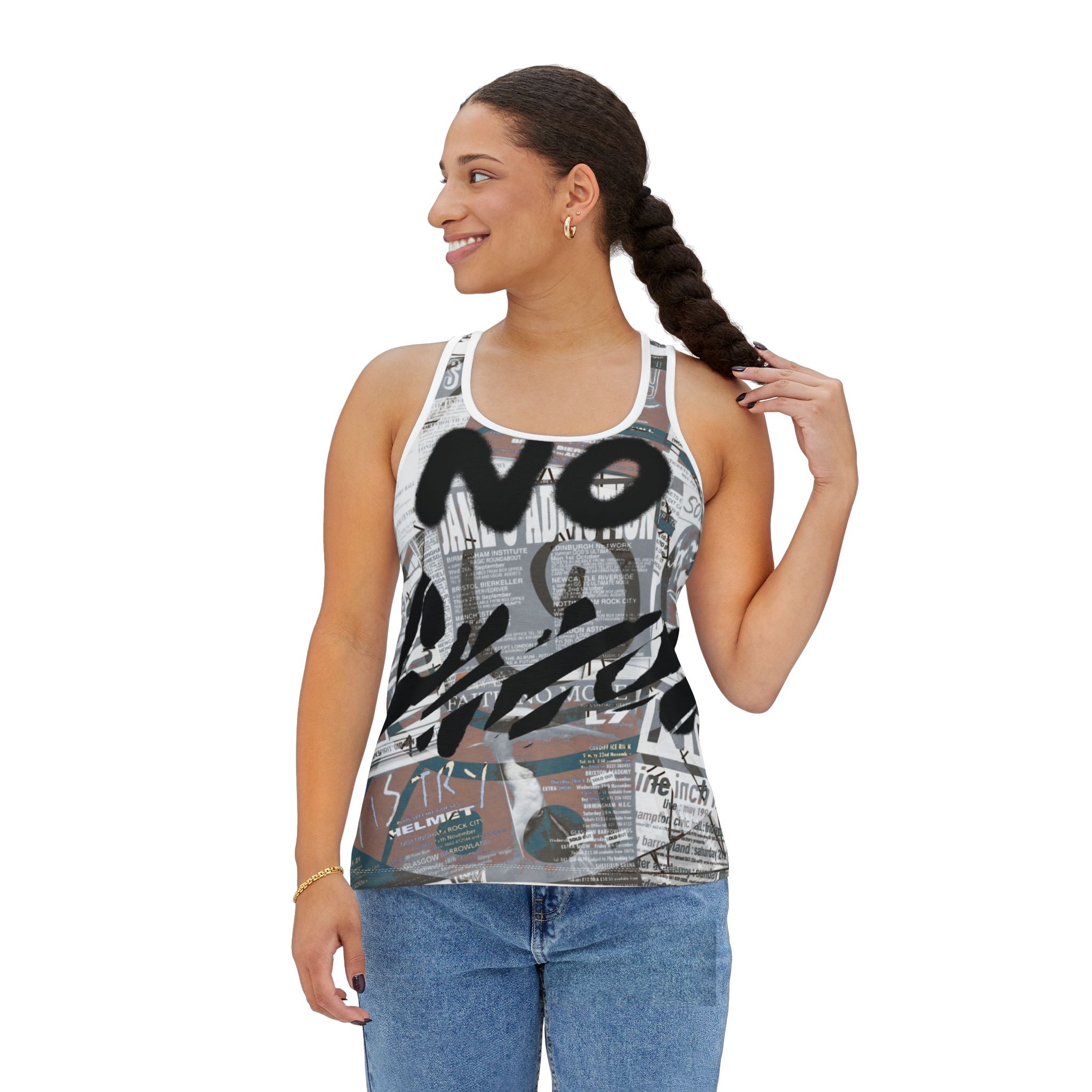 Trendy Women's Tank Top - 'No Chills' Graphic Design