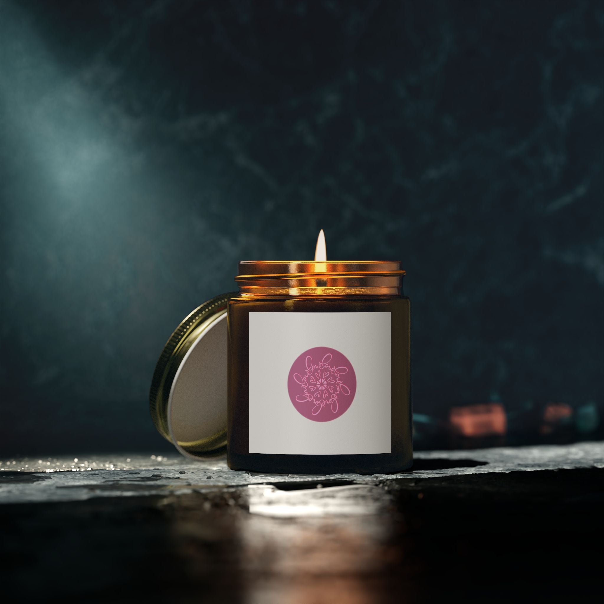 Relaxing Scented Candle - Coconut Apricot Wax (4oz, 9oz), Aromatherapy, Self-Care, Home Decor, Gift for Her, Celebration