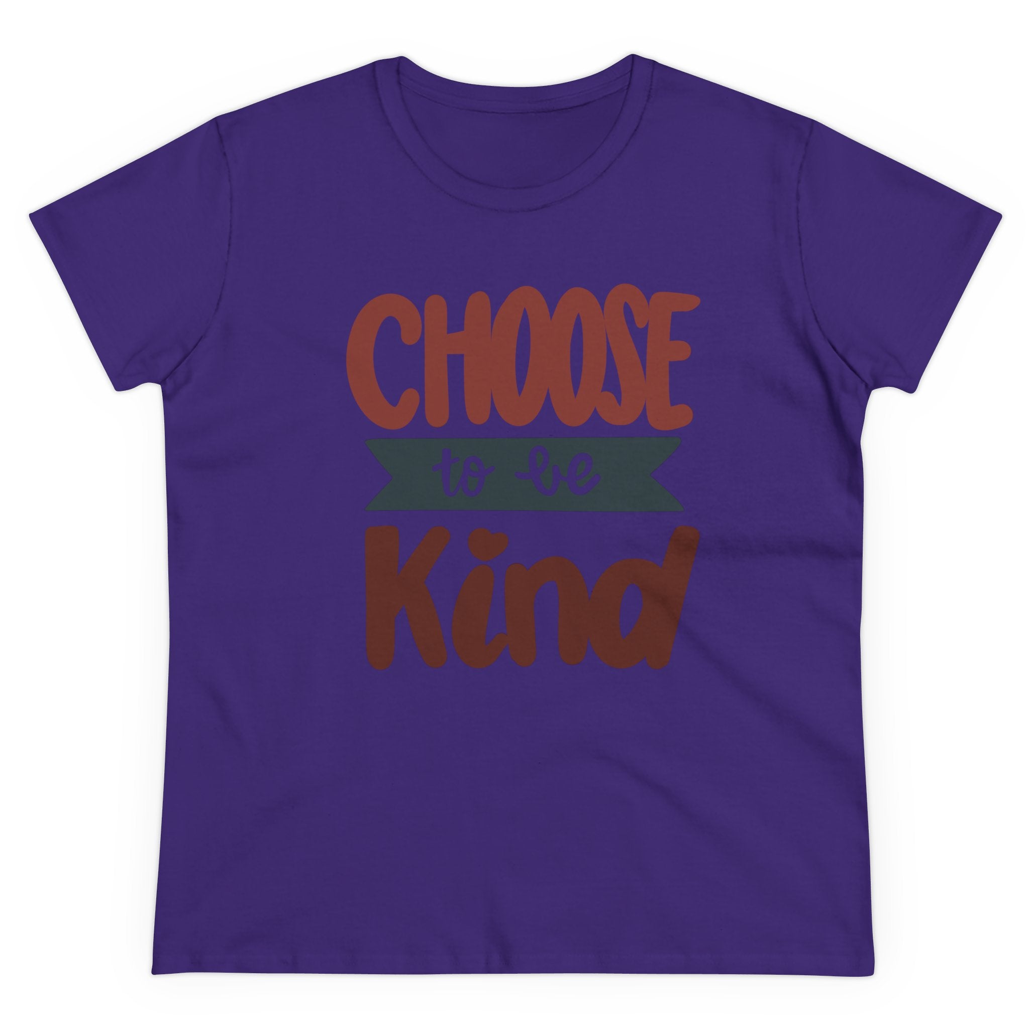 CHOOSE TO BE KIND Women's Midweight Cotton Tee