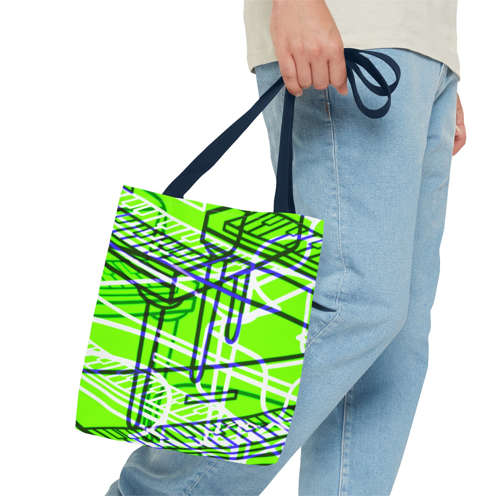 GREEN PIANOS Tote Bag (AOP)