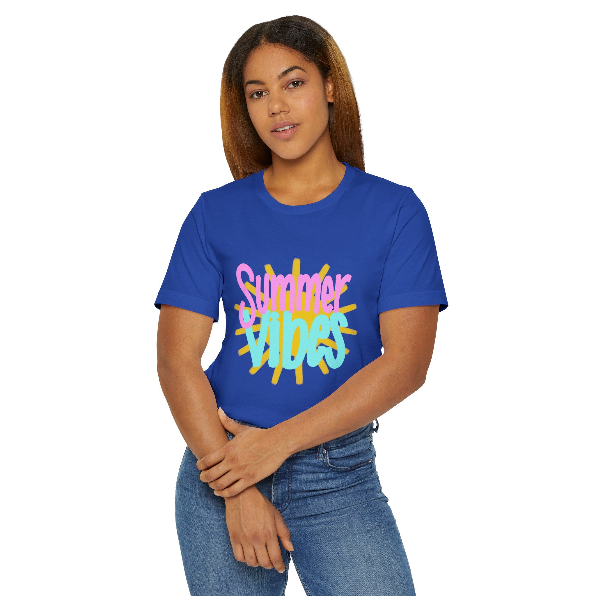 SUMMER VIBES Unisex Jersey Short Sleeve Tee