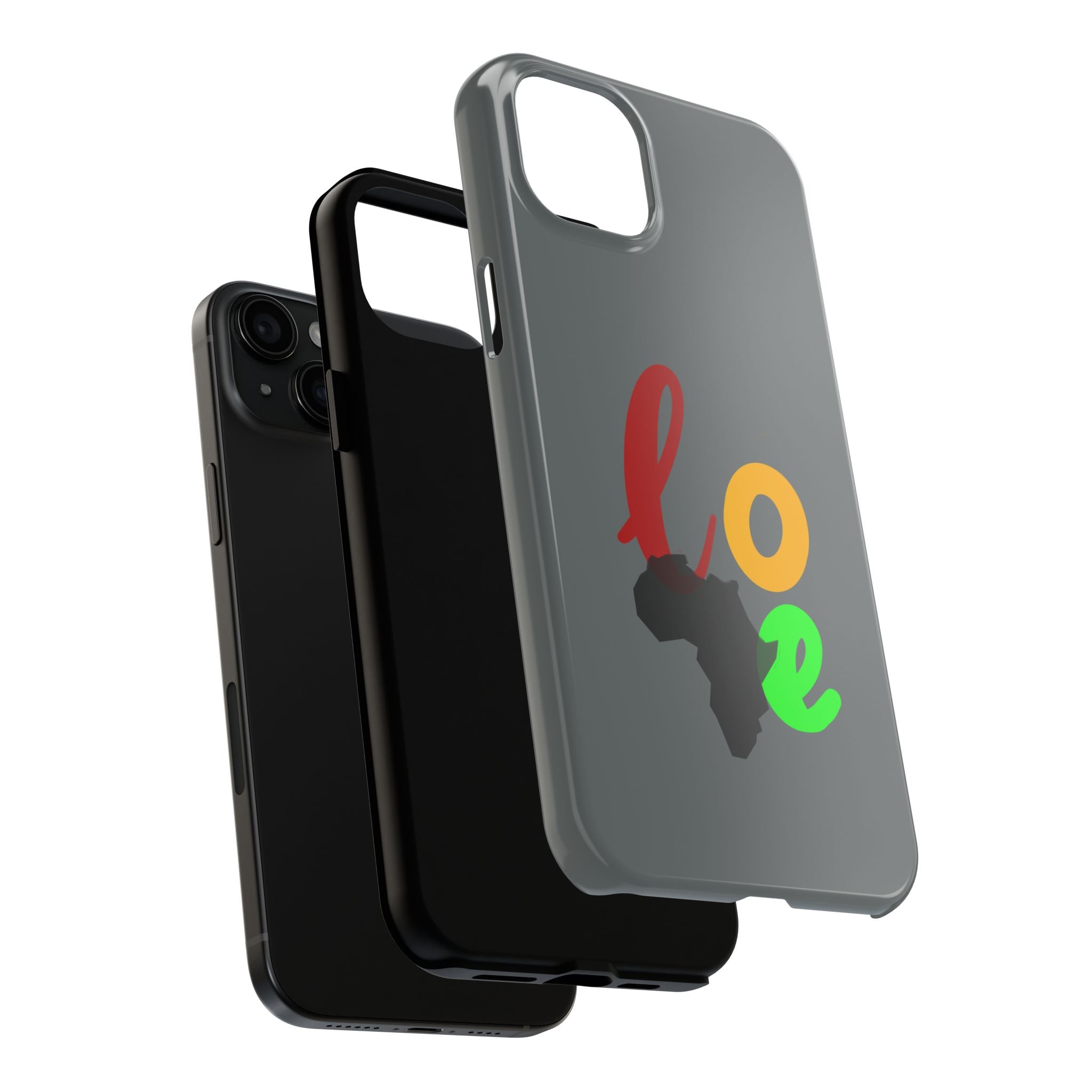 Colorful Love Africa Phone Case - Durable Tough Protection