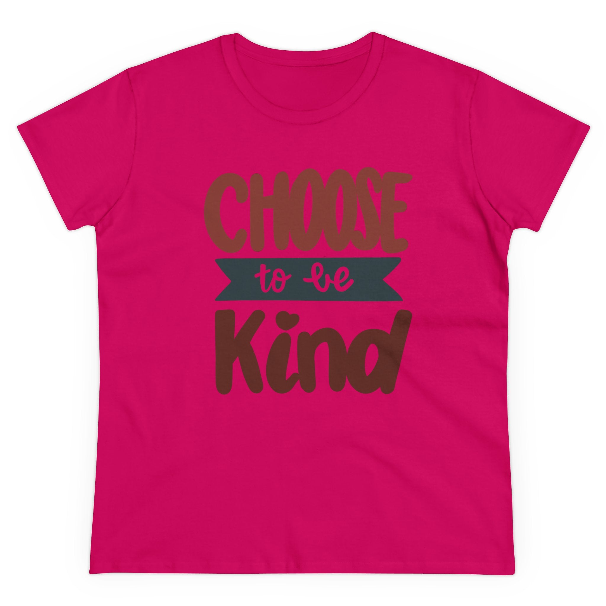 CHOOSE TO BE KIND Women's Midweight Cotton Tee