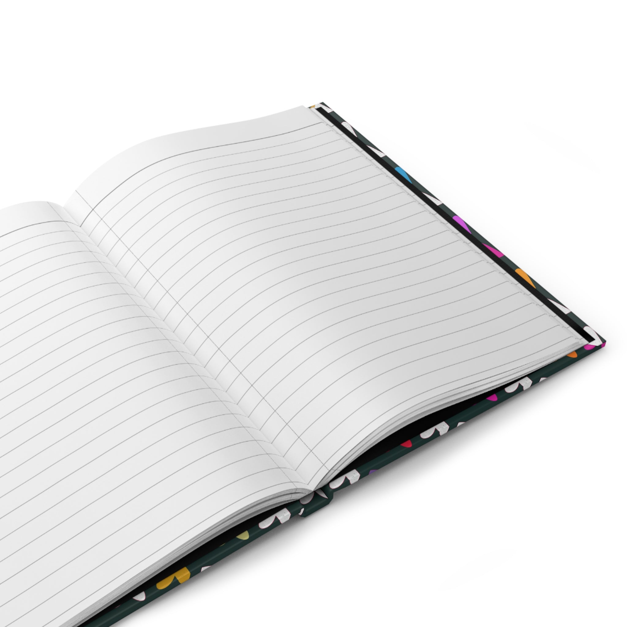 Colorful Hearts Hardcover Journal - Perfect for Creative Minds & Gift Giving
