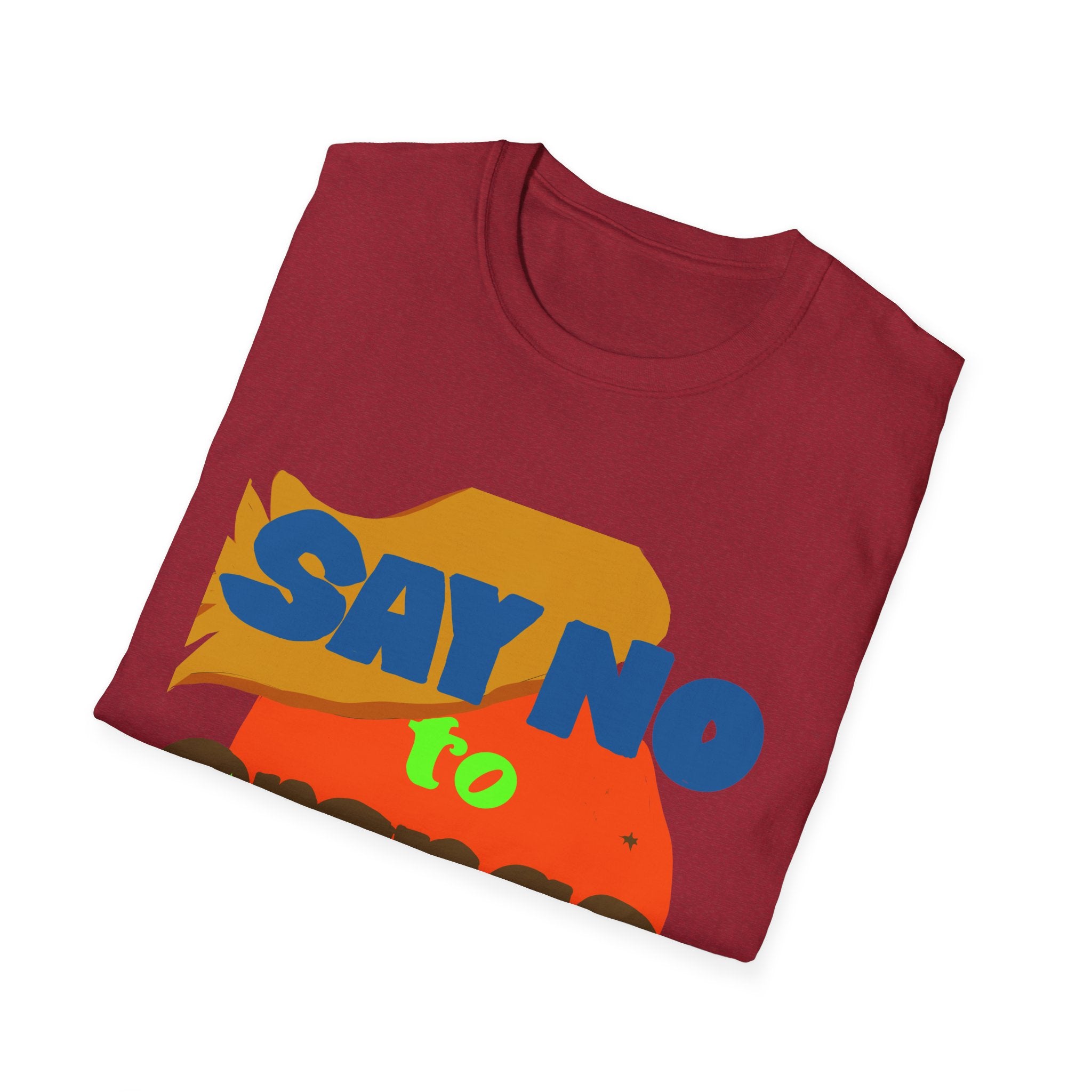 ORANGE FOOLIUS HAND-DRAWN TEE