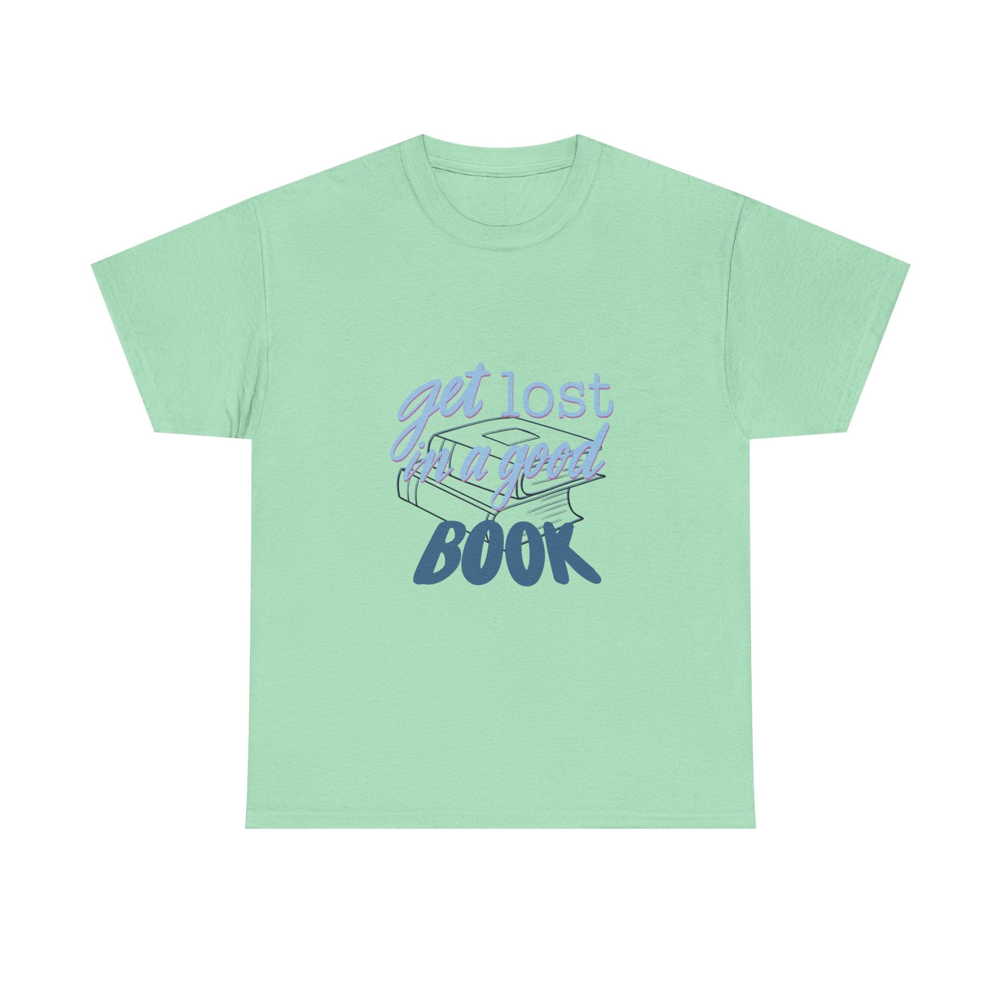 Get Lost in a Good Book Unisex Heavy Cotton Tee - Perfect for Book Lovers