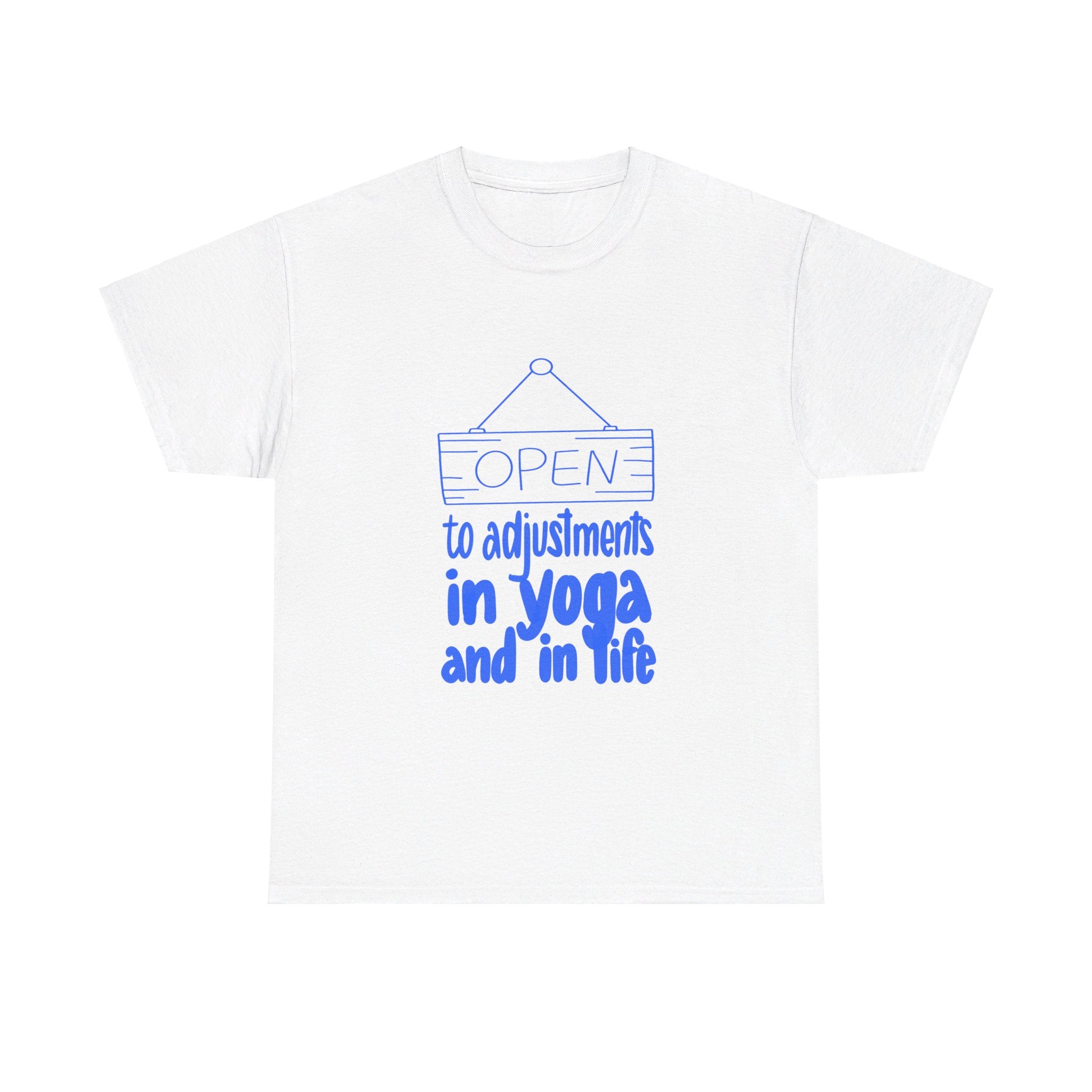OPEN TO ADJUSTMENTS Unisex Heavy Cotton Tee