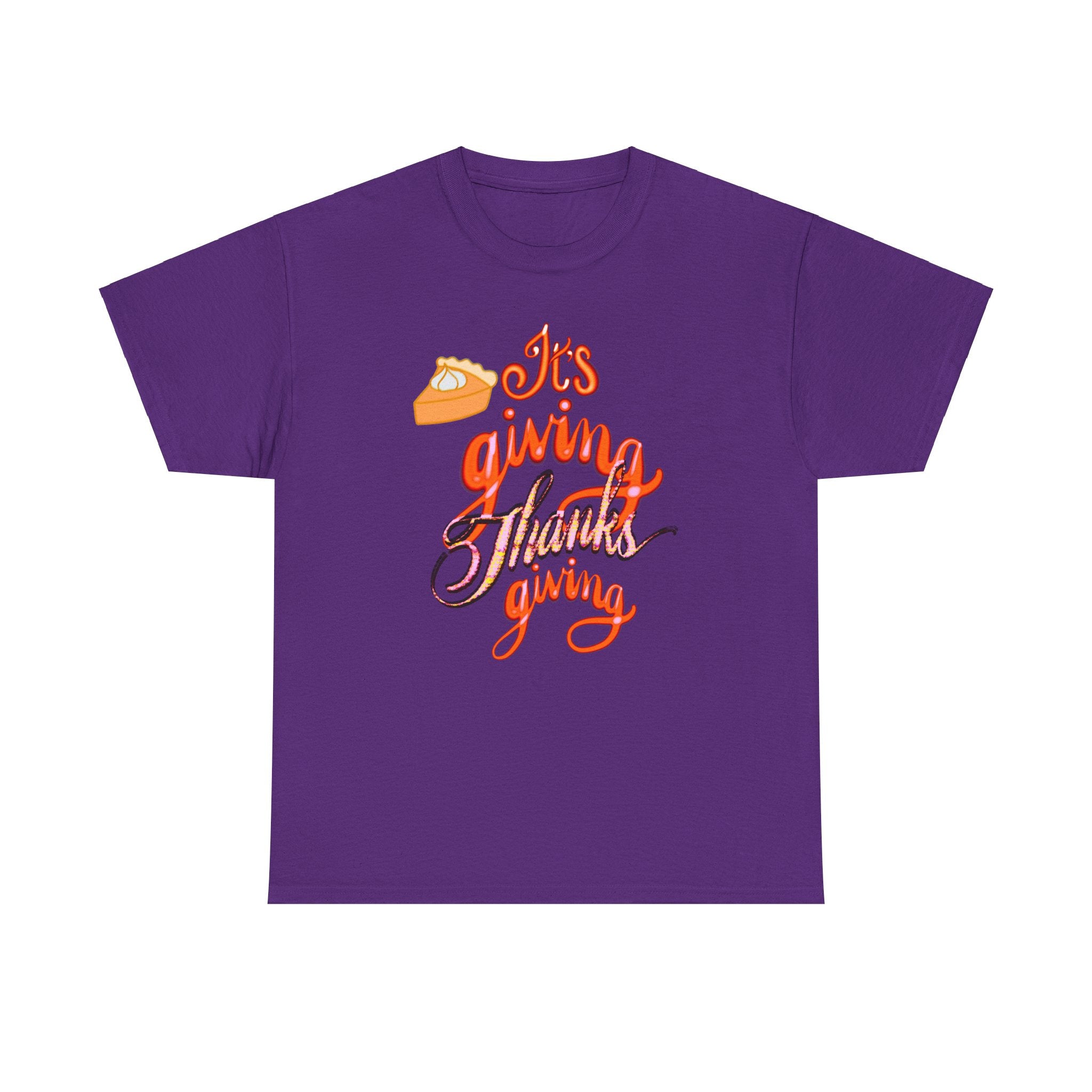 IT’S GIVING THANKSGIVING Unisex Heavy Cotton Tee