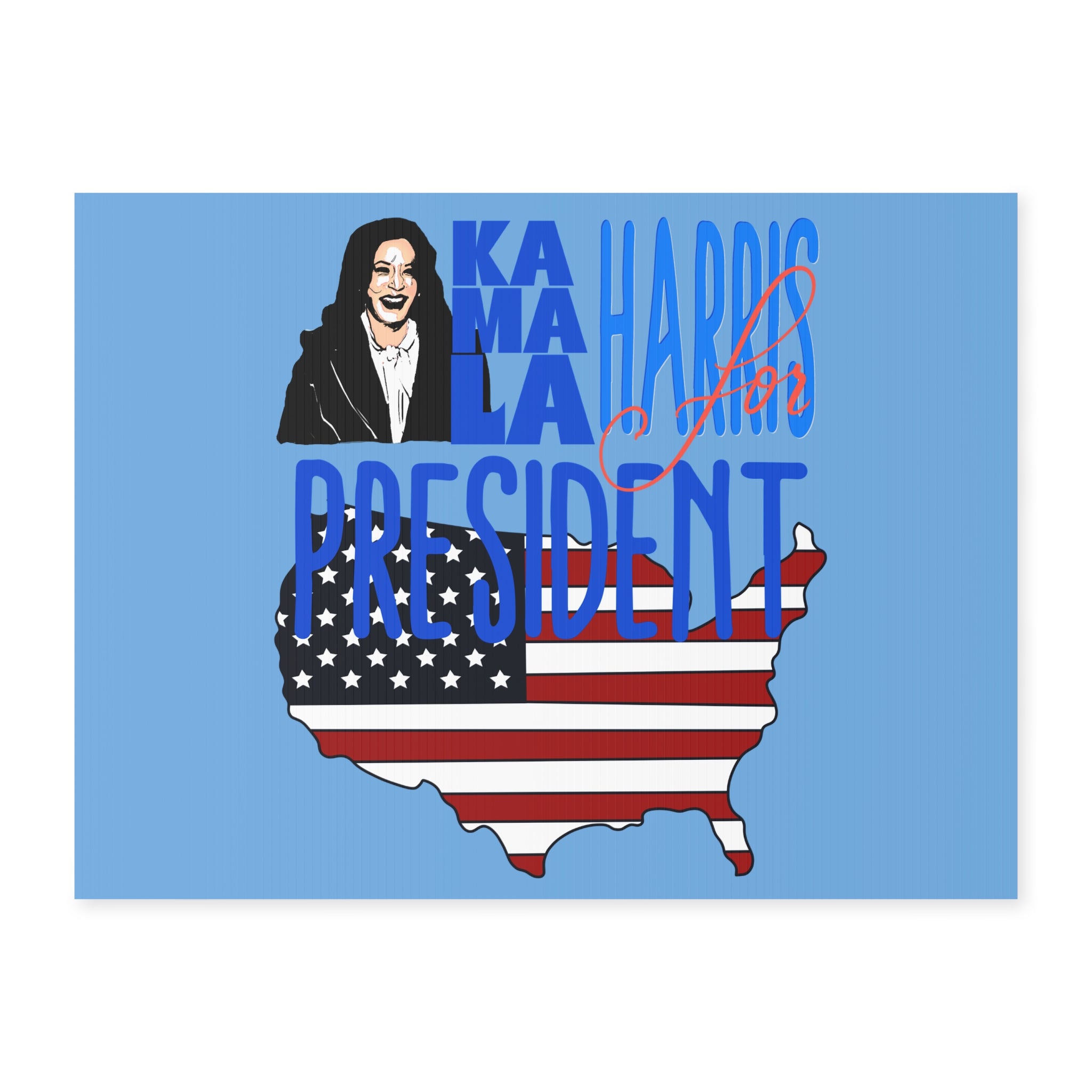 KAMALA HARRIS FOR PRESIDENT Yard Sign
