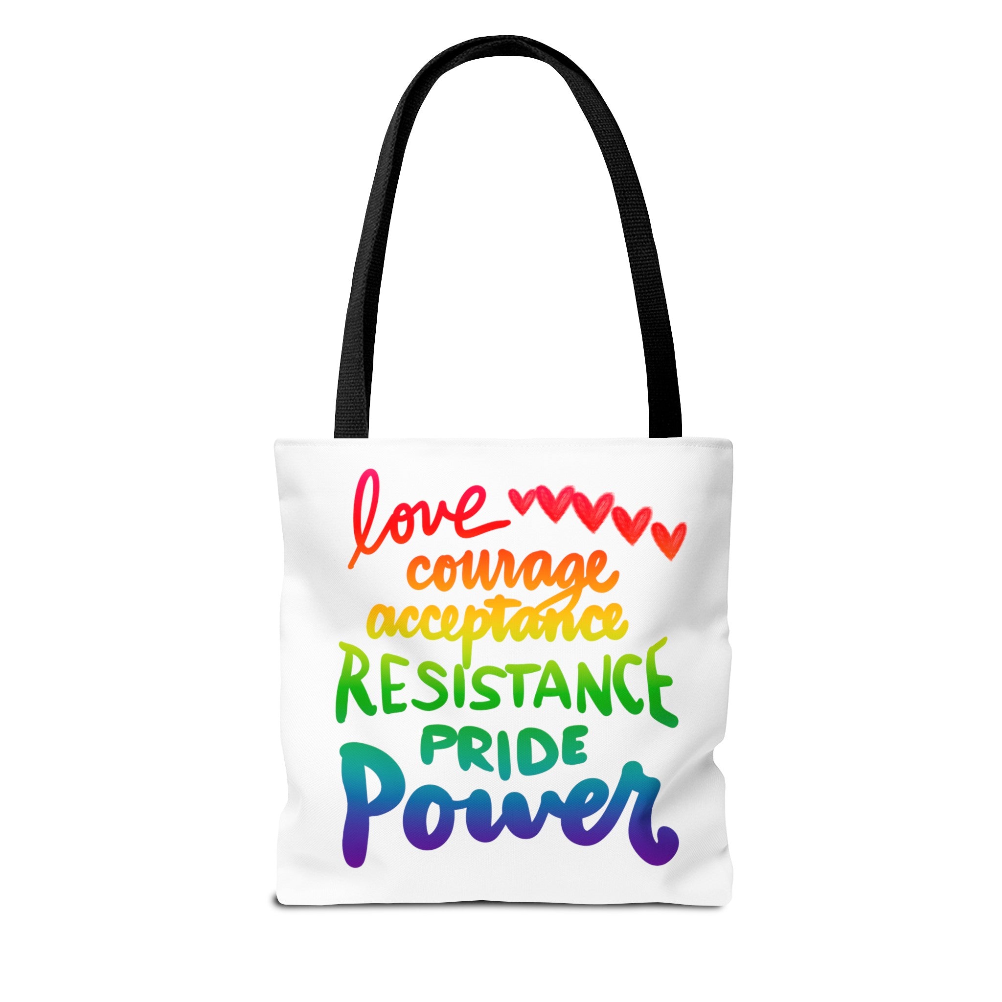 LOVE COURAGE ETC Tote Bag (AOP)