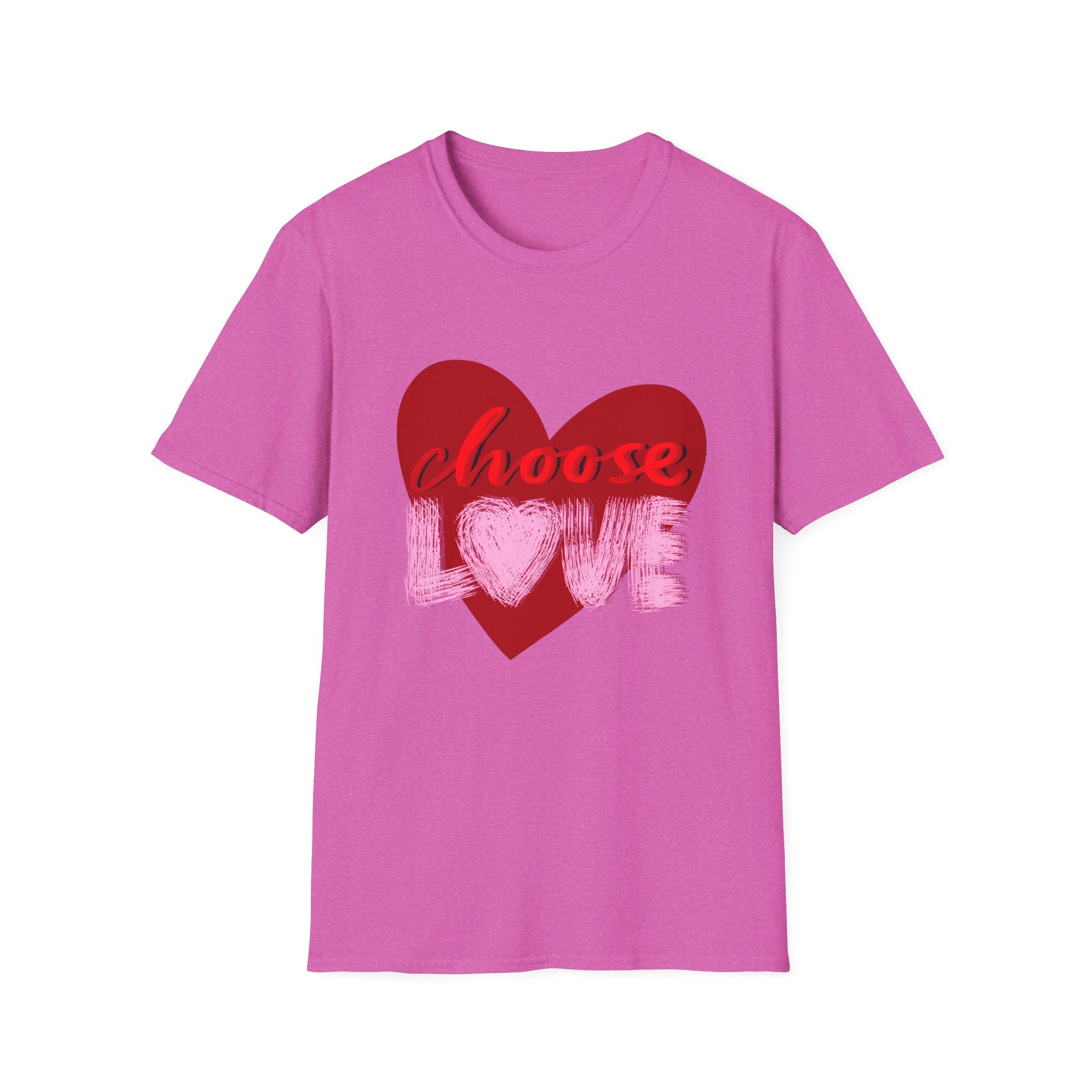 Choose Love Unisex Softstyle T-Shirt - Perfect for Valentine's Day & Everyday Wear