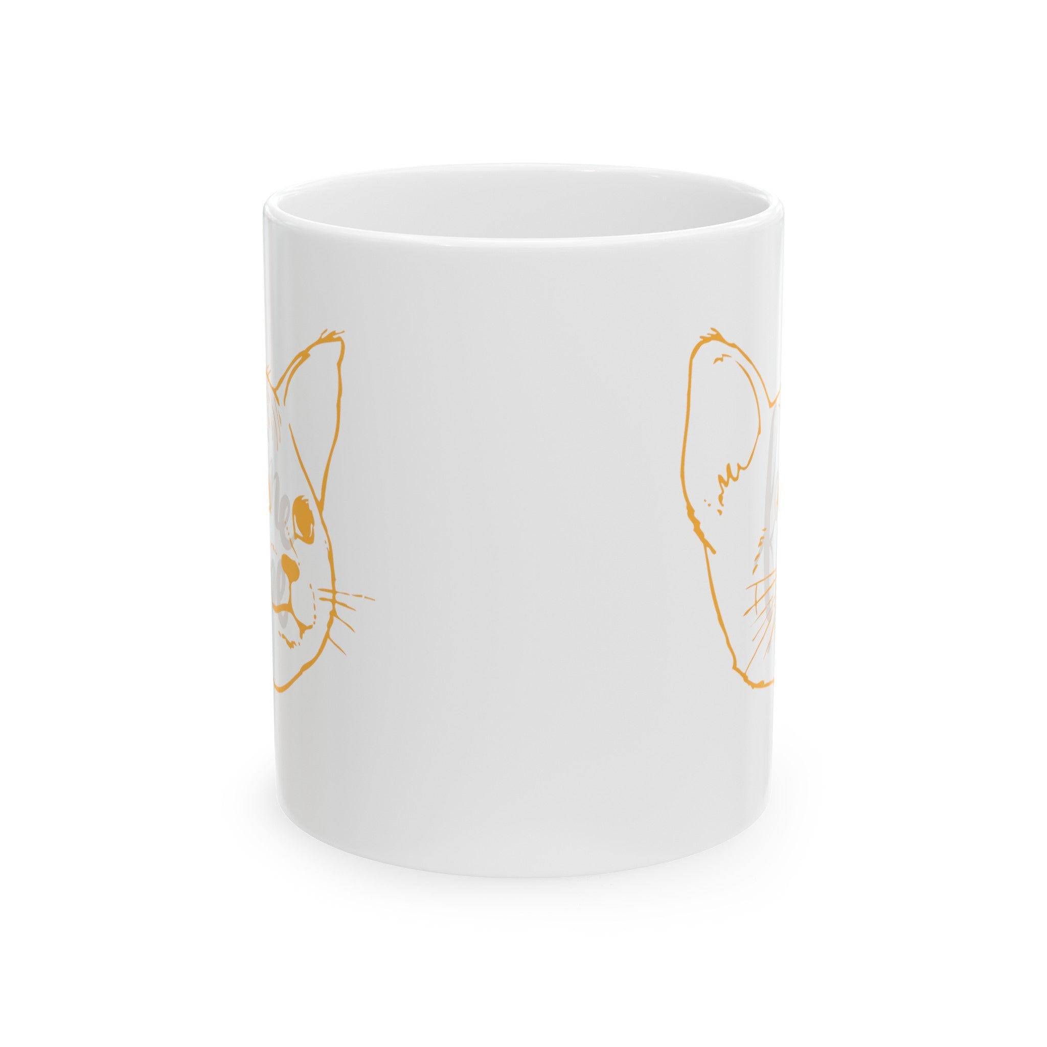 FELINE FINE Ceramic Mug, (11oz, 15oz)
