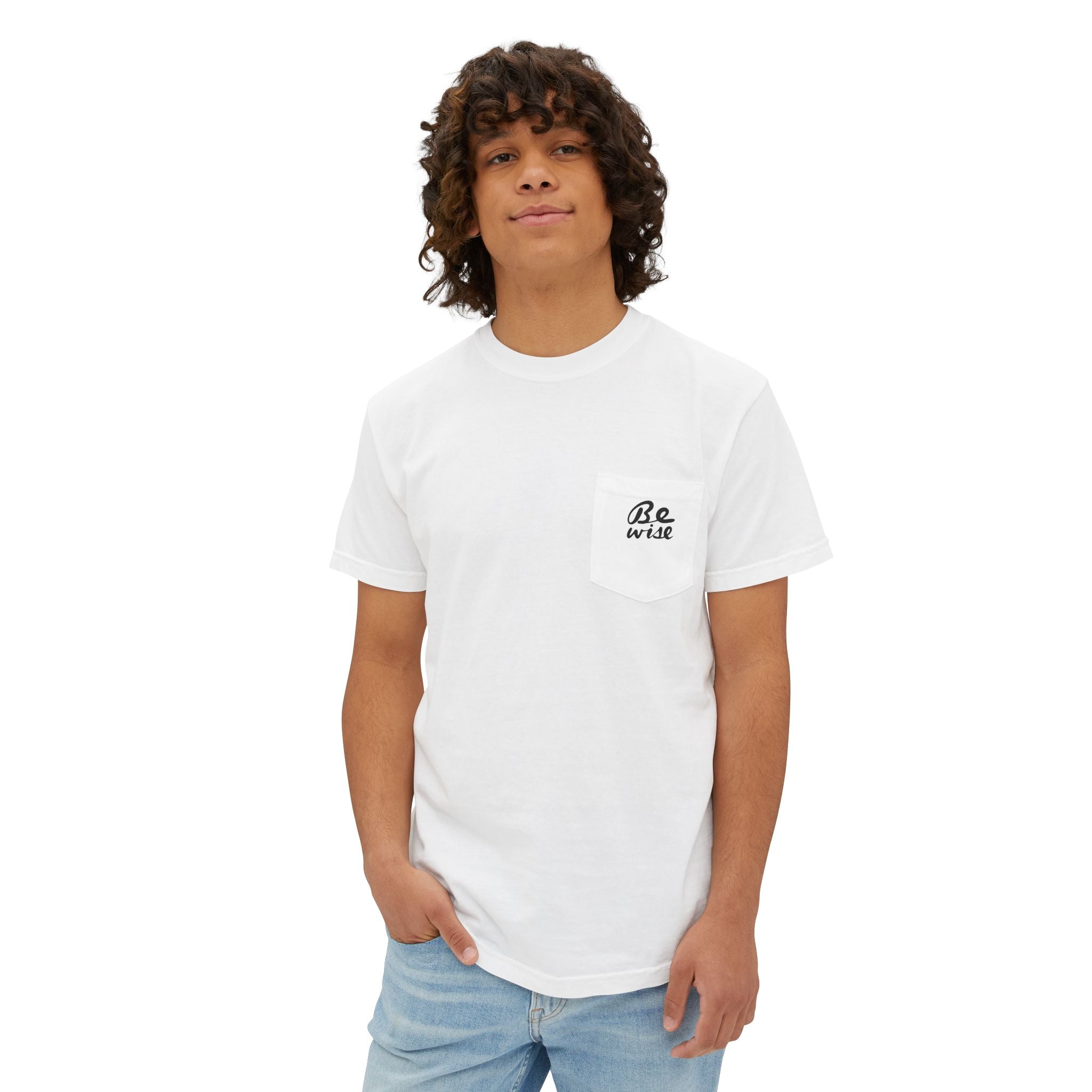 Be Wise Unisex Pocket T-Shirt - Casual Comfort Wear