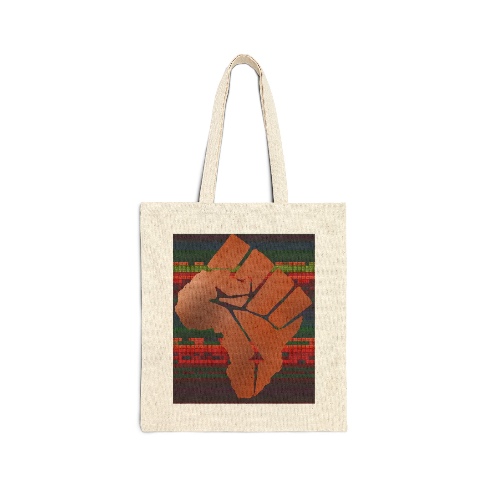 CONTEMPO KENTE POWER Cotton Canvas Tote Bag