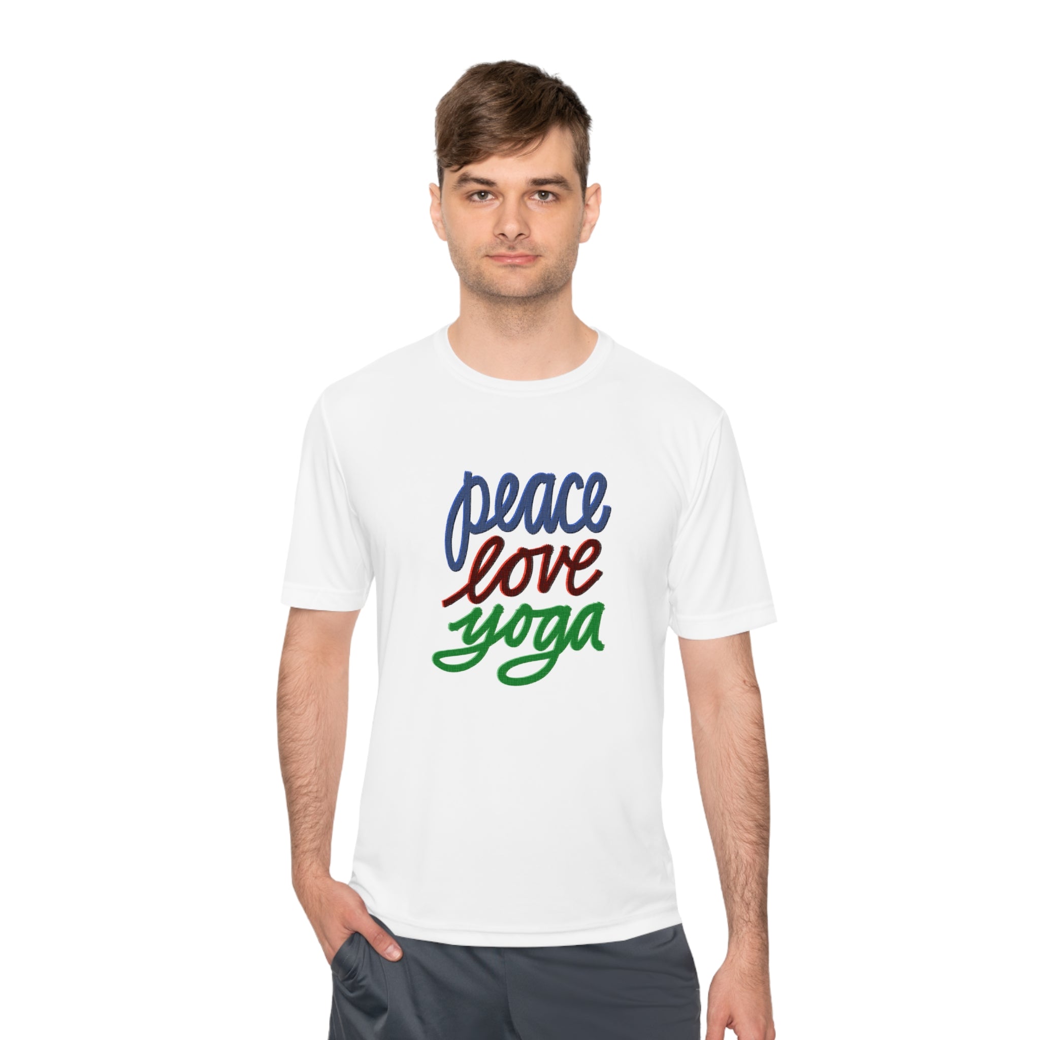 PEACE LOVE YOGA Moisture Wicking Tee