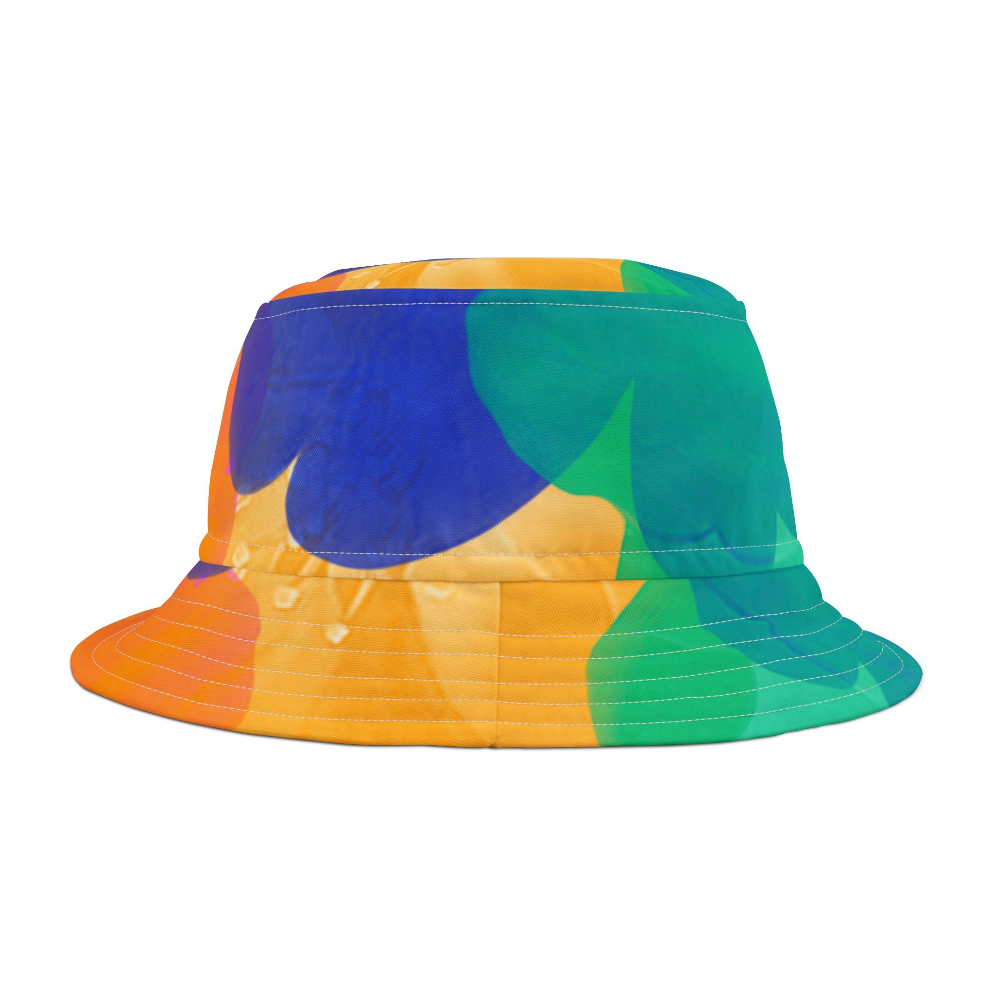 Vibrant Abstract Bucket Hat - Colorful Summer Accessory for Outdoor Fun