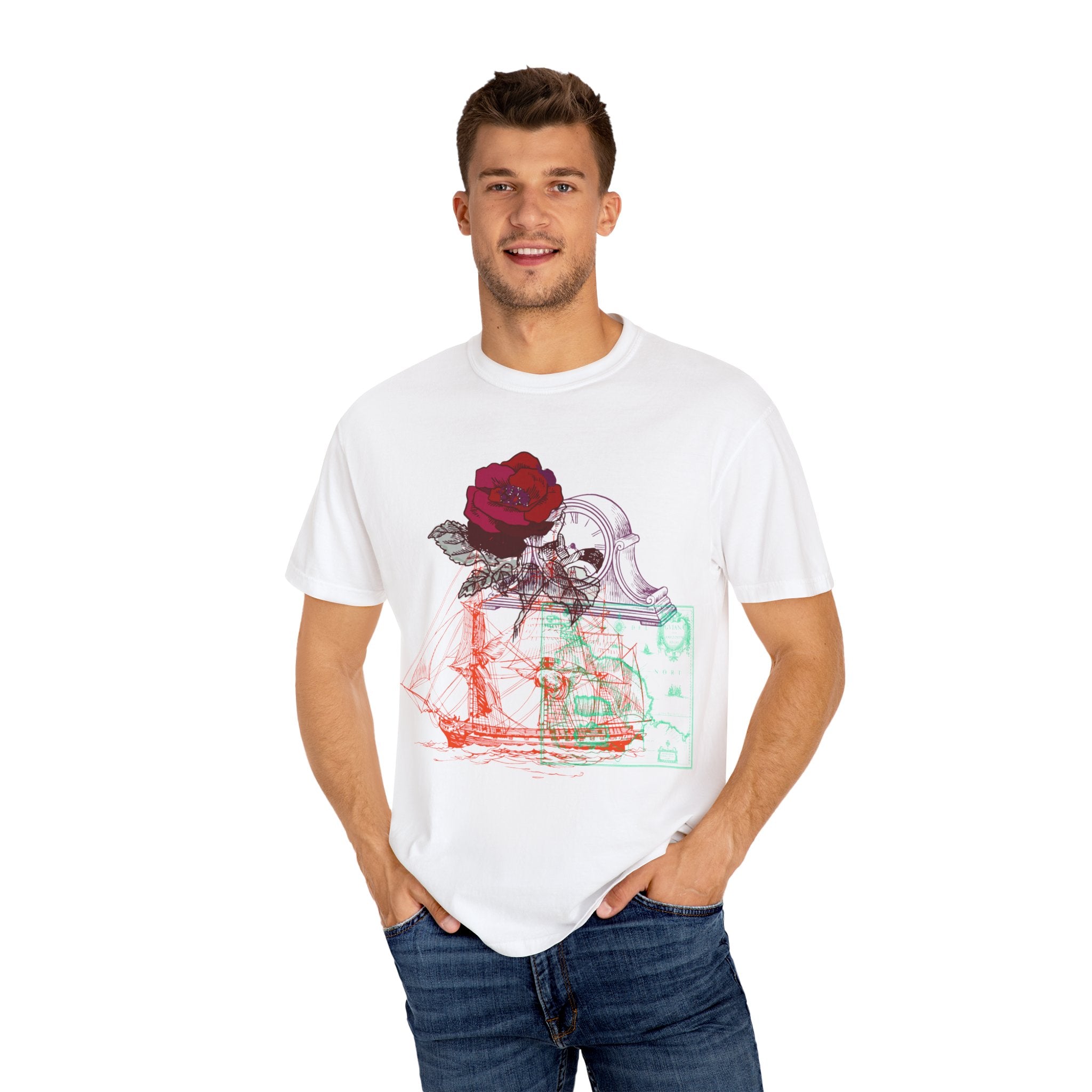 JOYFUL JOURNEY Unisex Garment-Dyed T-shirt