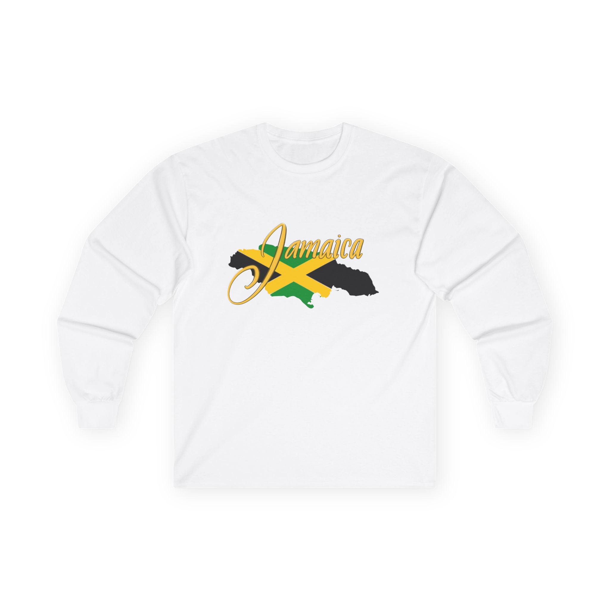 Jamaica Long Sleeve Tee - Unisex Cotton Shirt for Travel Lovers