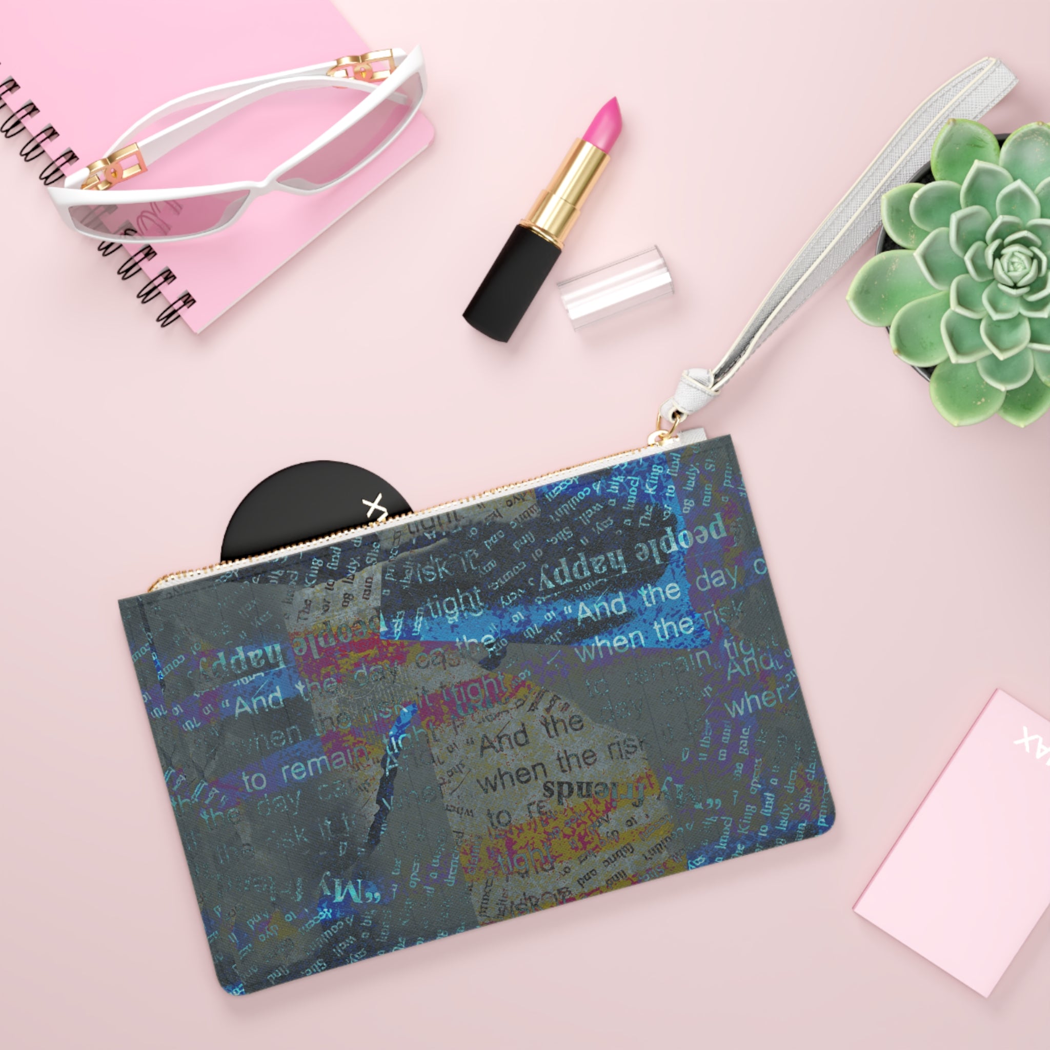 WORDS WORDS Clutch Bag