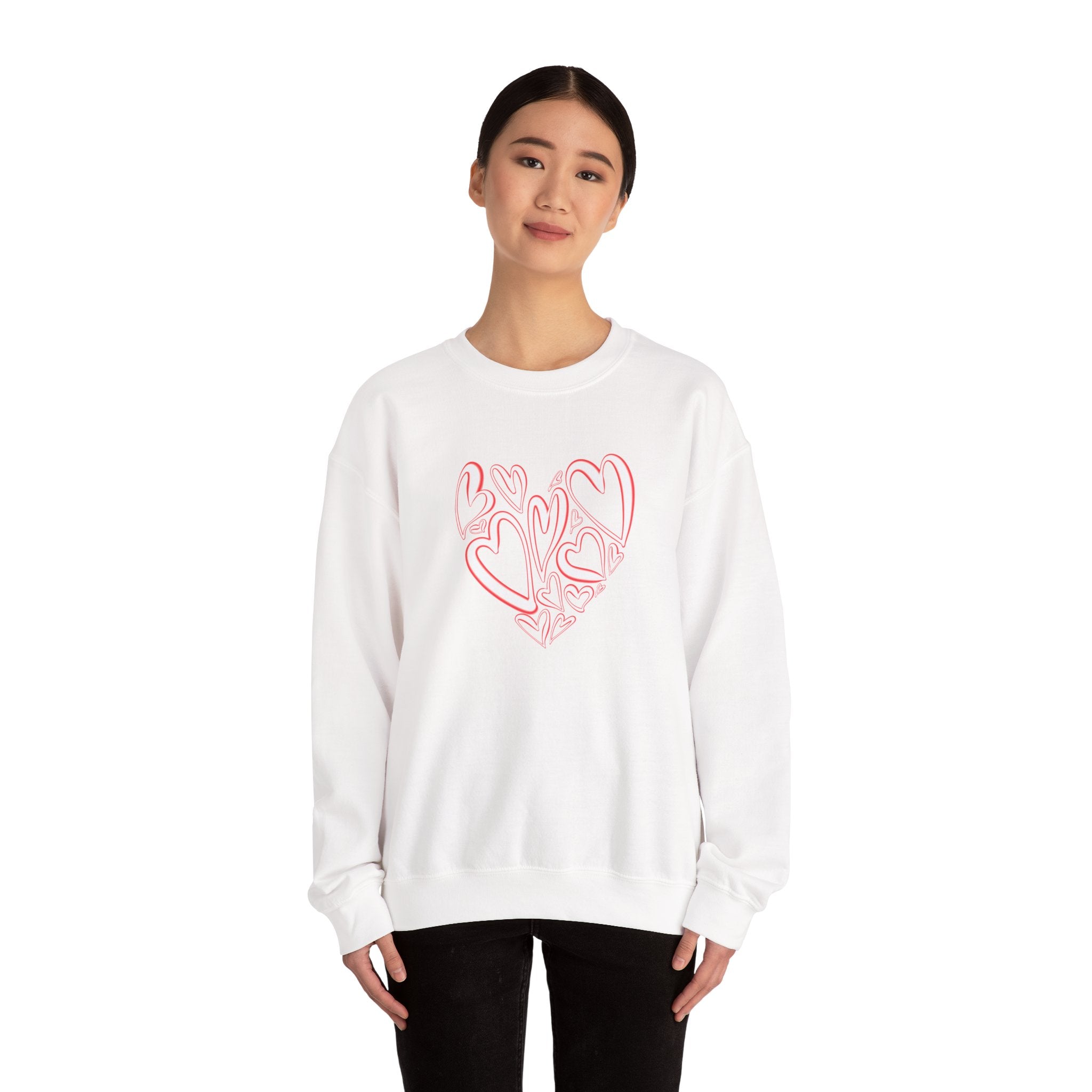 Heart Doodle Crewneck Sweatshirt
