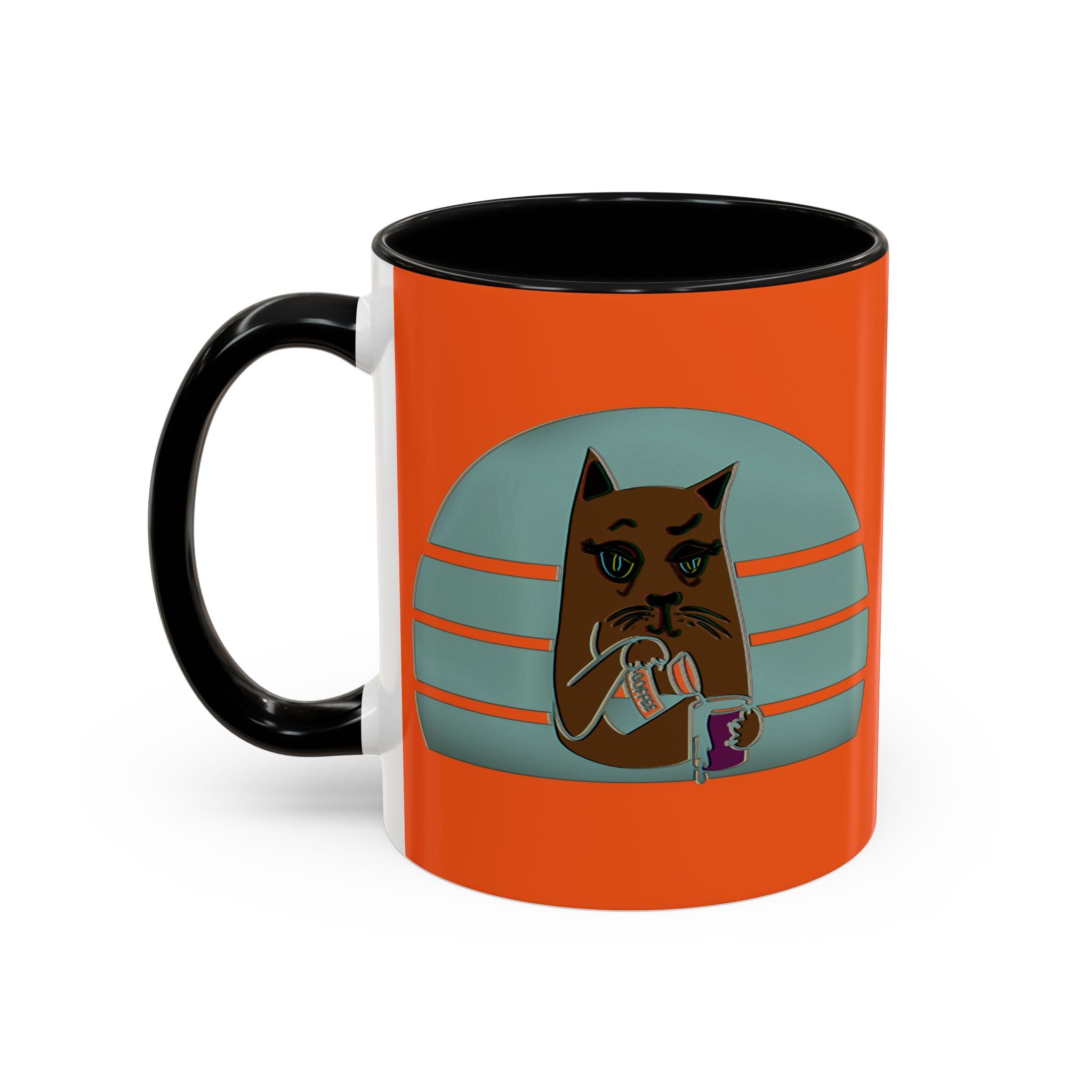 Mug - MEH Cat Accent Mug 11 oz - Funny Beverage