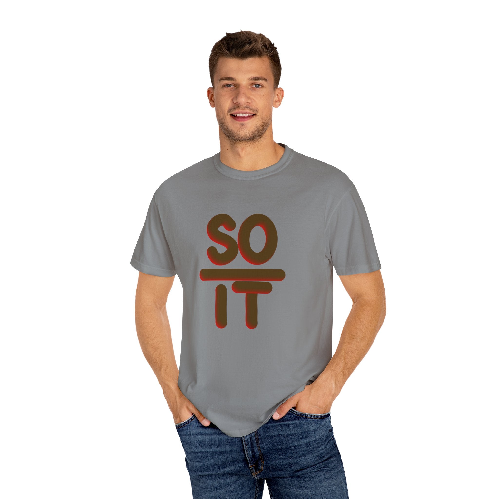 SO OVER IT Unisex Garment-Dyed T-shirt