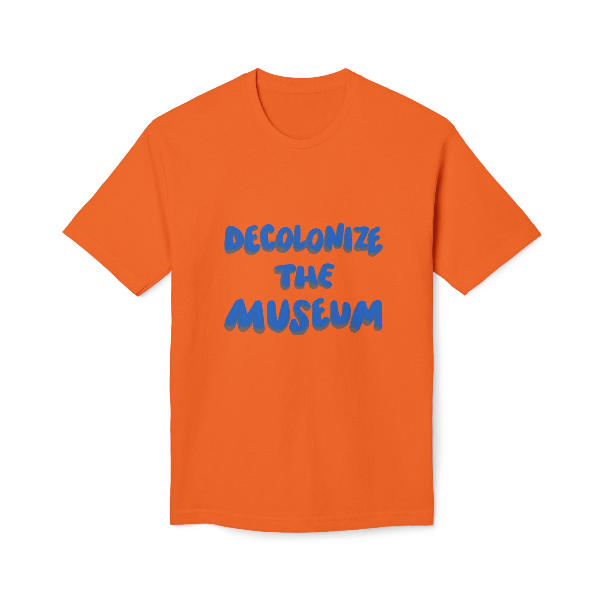 DECOLONIZE THE MUSEUM Unisex Midweight T-shirt, Made in US