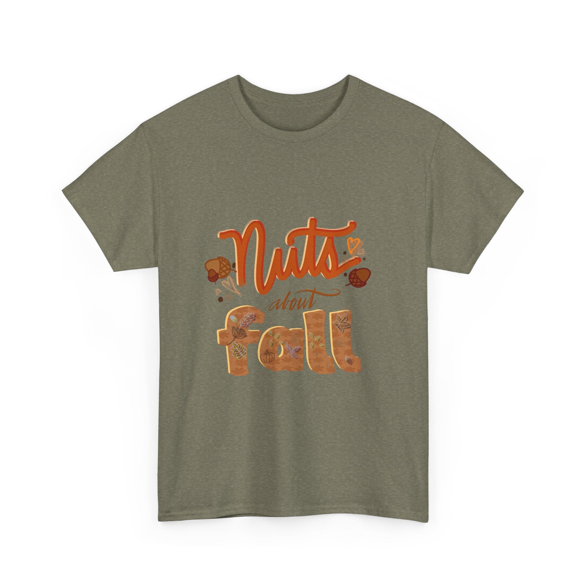 NUTS ABOUT FALL Unisex Heavy Cotton Tee