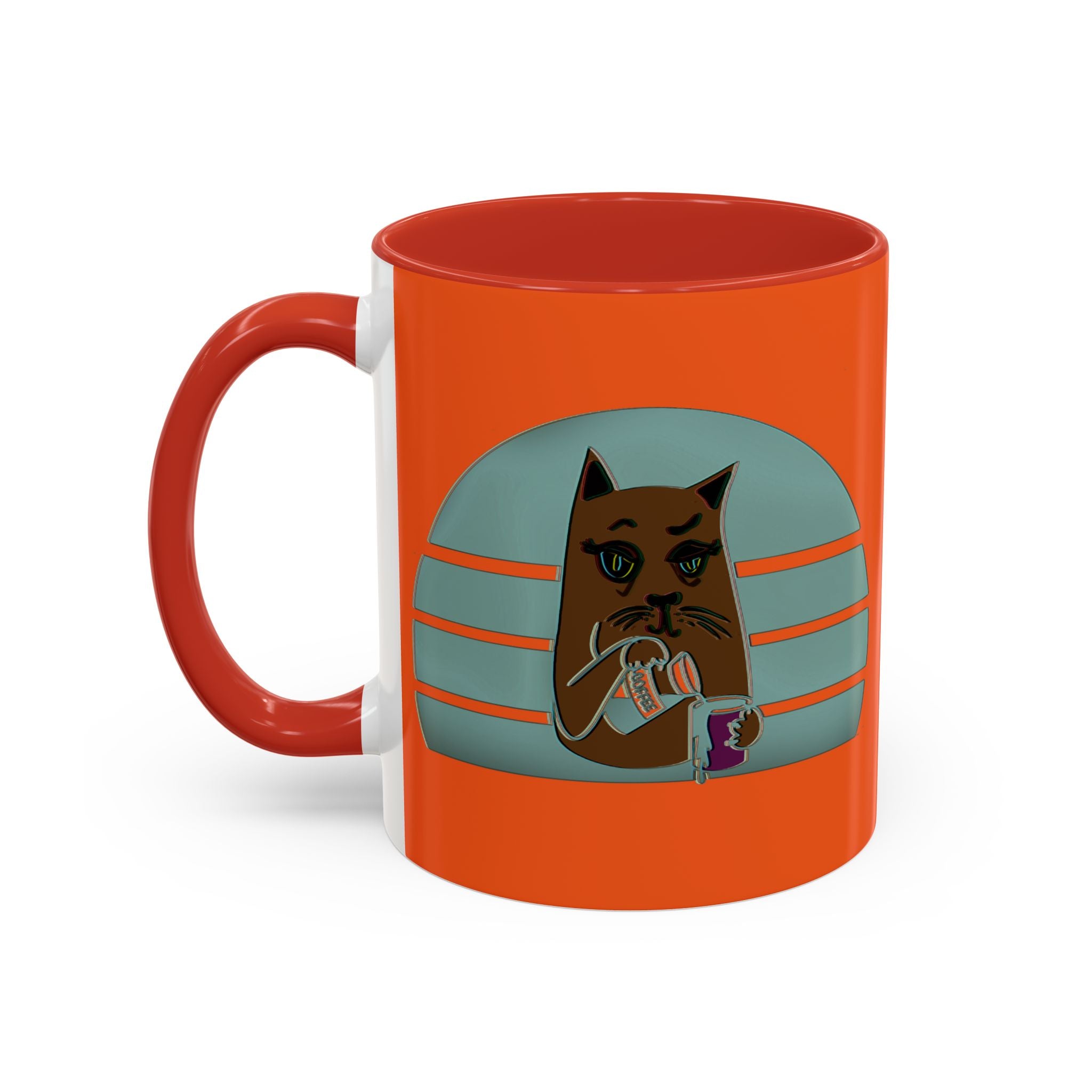Mug - MEH Cat Accent Mug 11 oz - Funny Beverage